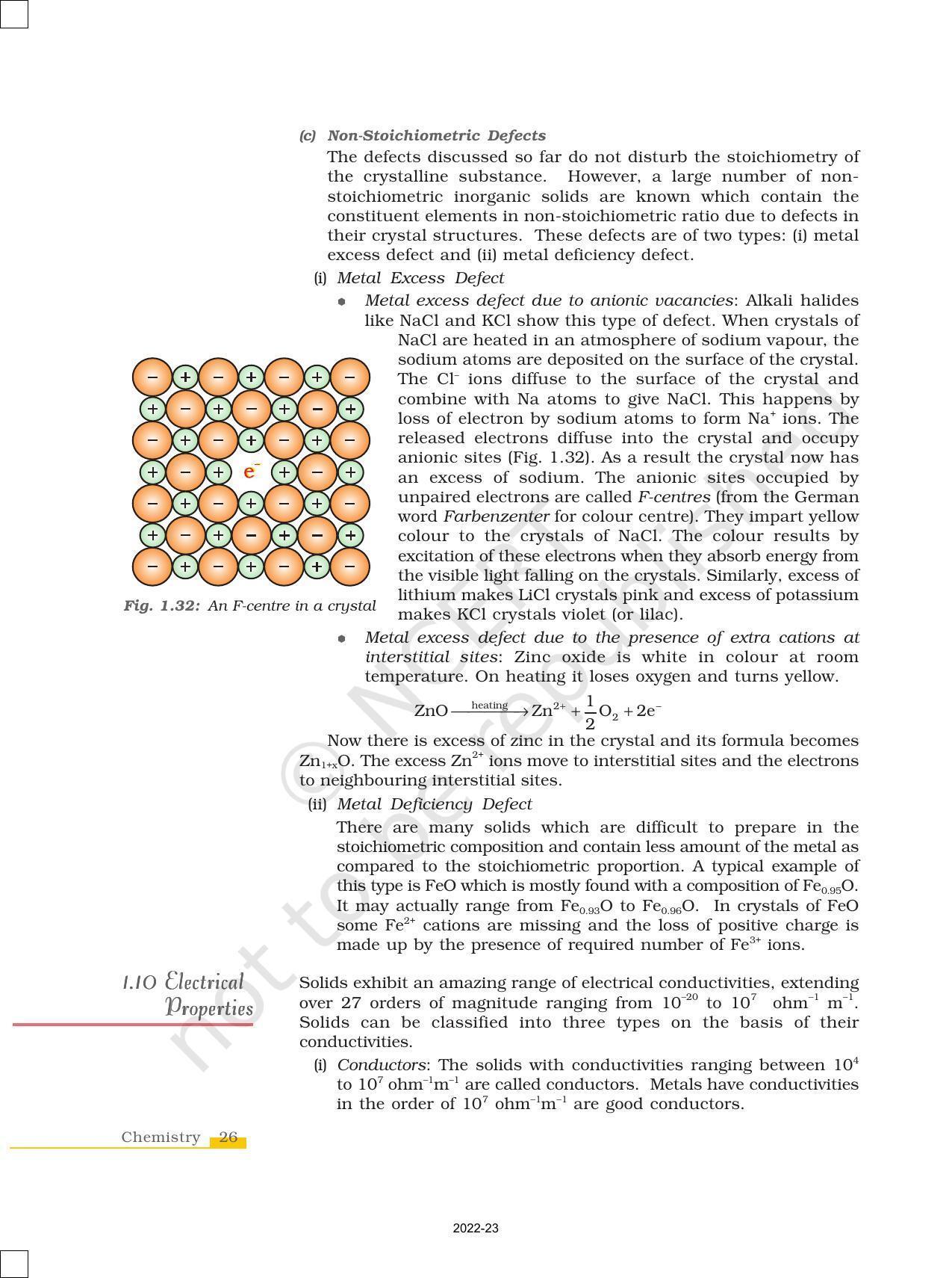 NCERT Book for Class 12 Chemistry Chapter 1 The Solid State - Page 26