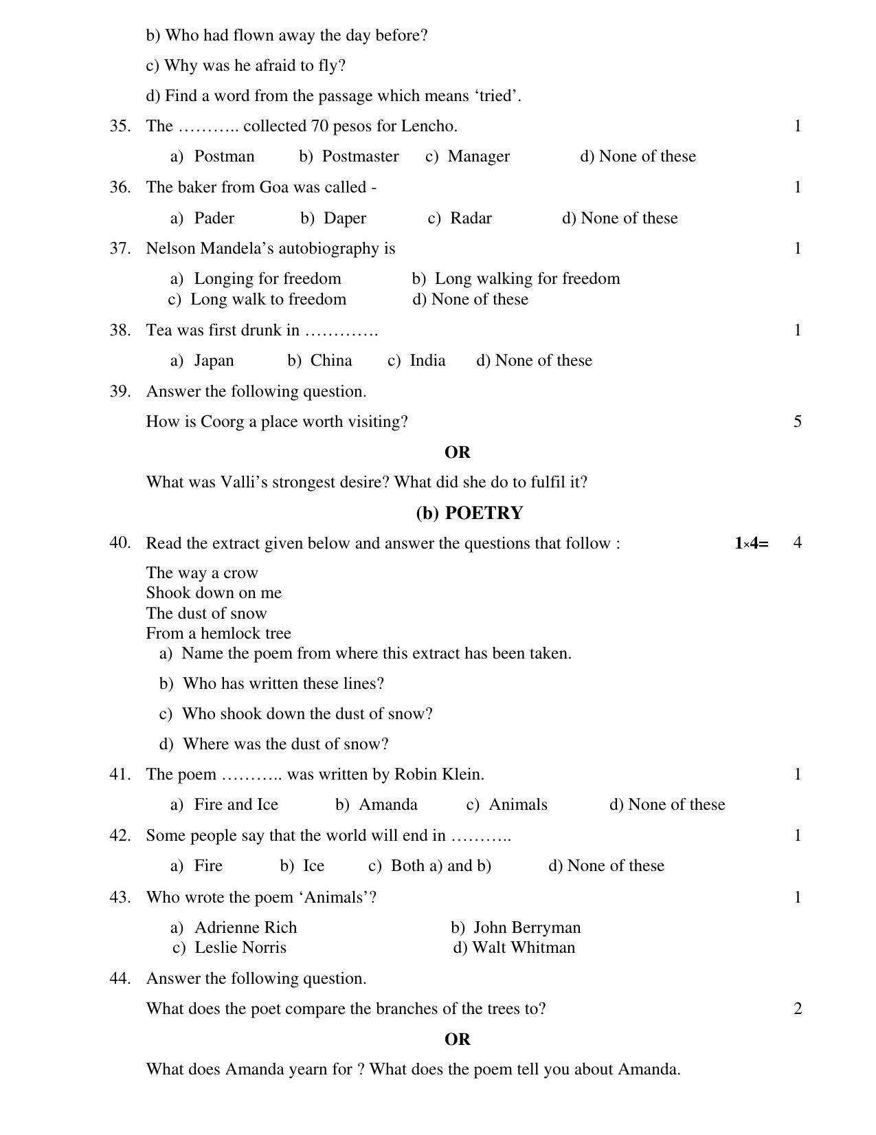 JAC Board Class 10th 2021 (All Subject) Model Paper SET - 4 - Page 12