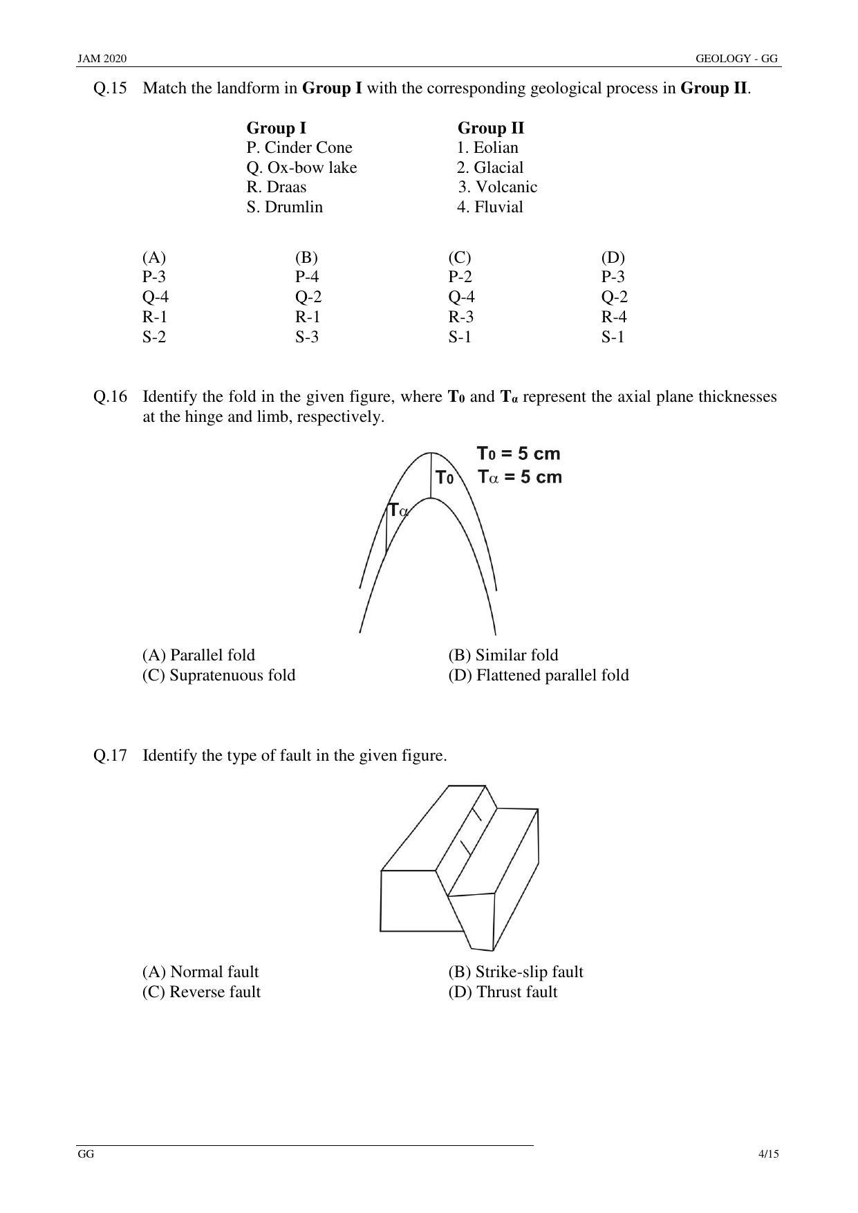 JAM 2020: GG Question Paper - Page 4
