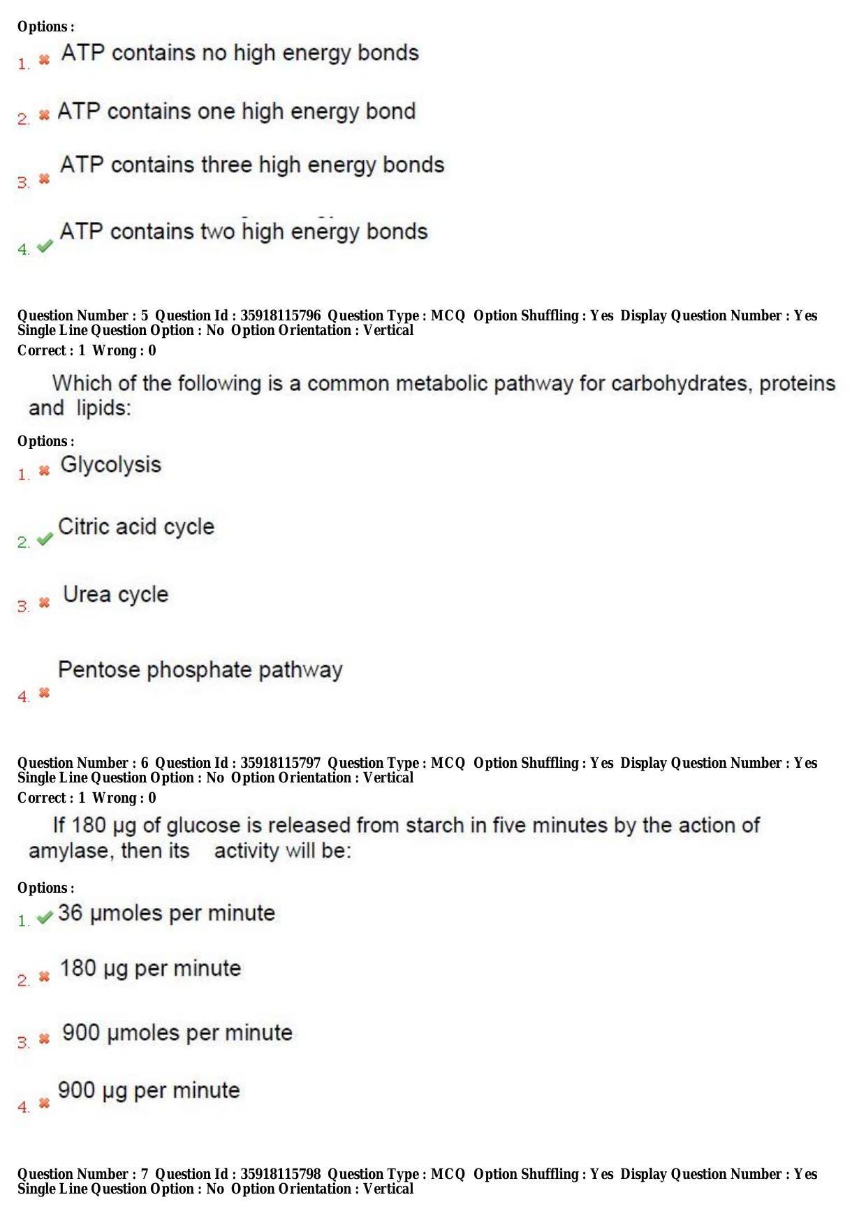 TS CPGET 2018 M.Sc. Nutrition and Dietetics (Shift 2) Question Paper with Answer Key - Page 3