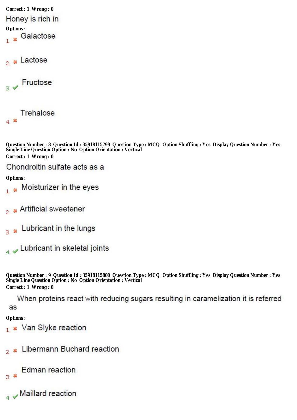 TS CPGET 2018 M.Sc. Nutrition and Dietetics (Shift 2) Question Paper with Answer Key - Page 4