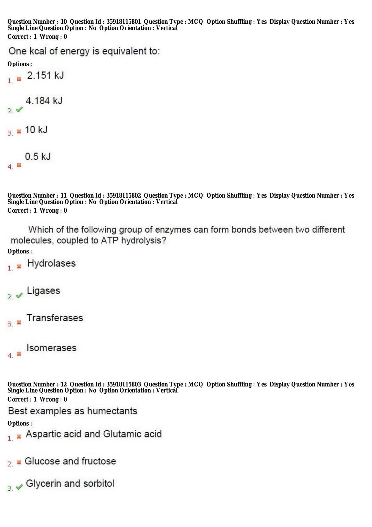 TS CPGET 2018 M.Sc. Nutrition and Dietetics (Shift 2) Question Paper with Answer Key - Page 5