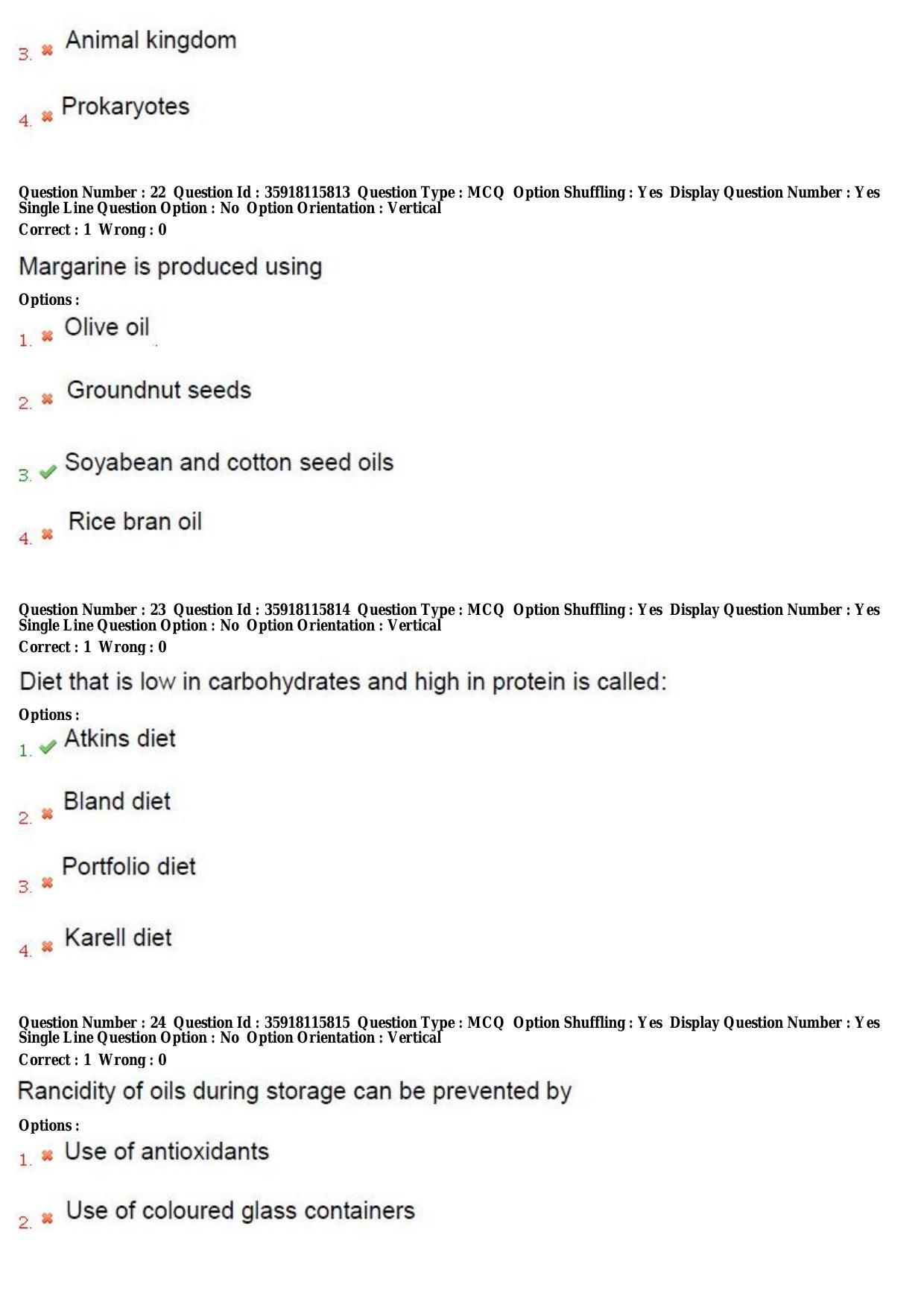 TS CPGET 2018 M.Sc. Nutrition and Dietetics (Shift 2) Question Paper with Answer Key - Page 9