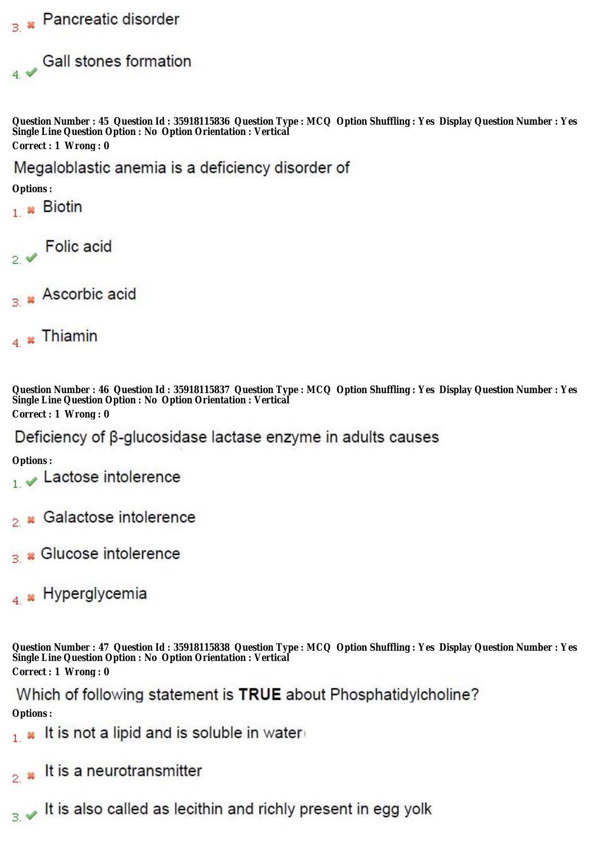 TS CPGET 2018 M.Sc. Nutrition and Dietetics (Shift 2) Question Paper with Answer Key - Page 17