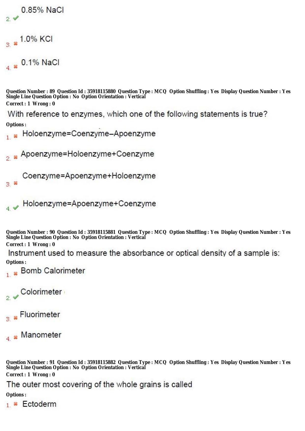 TS CPGET 2018 M.Sc. Nutrition and Dietetics (Shift 2) Question Paper with Answer Key - Page 32