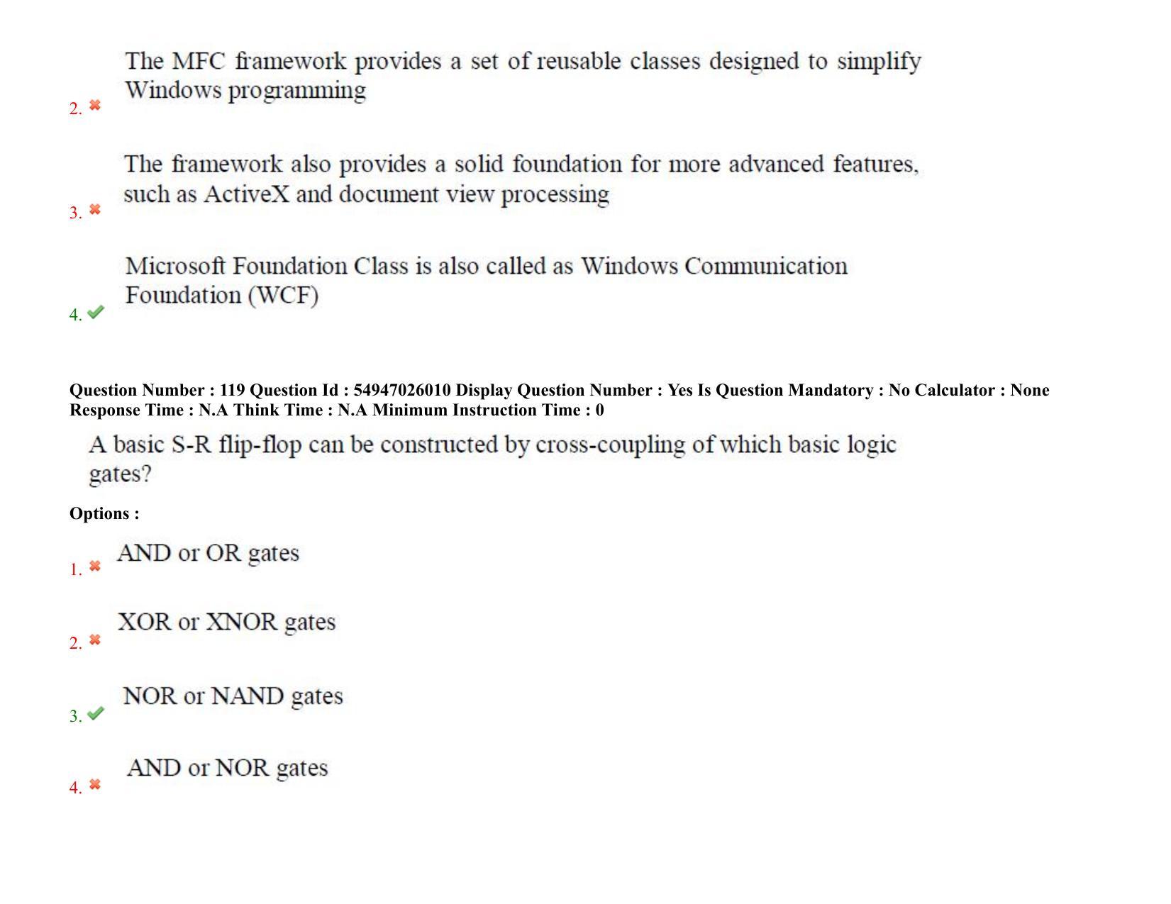 AP RCET 2022: Computer Science & Applications - 18-10-2022 (Tuesday) Session-II: Question Paper With keys - Page 90