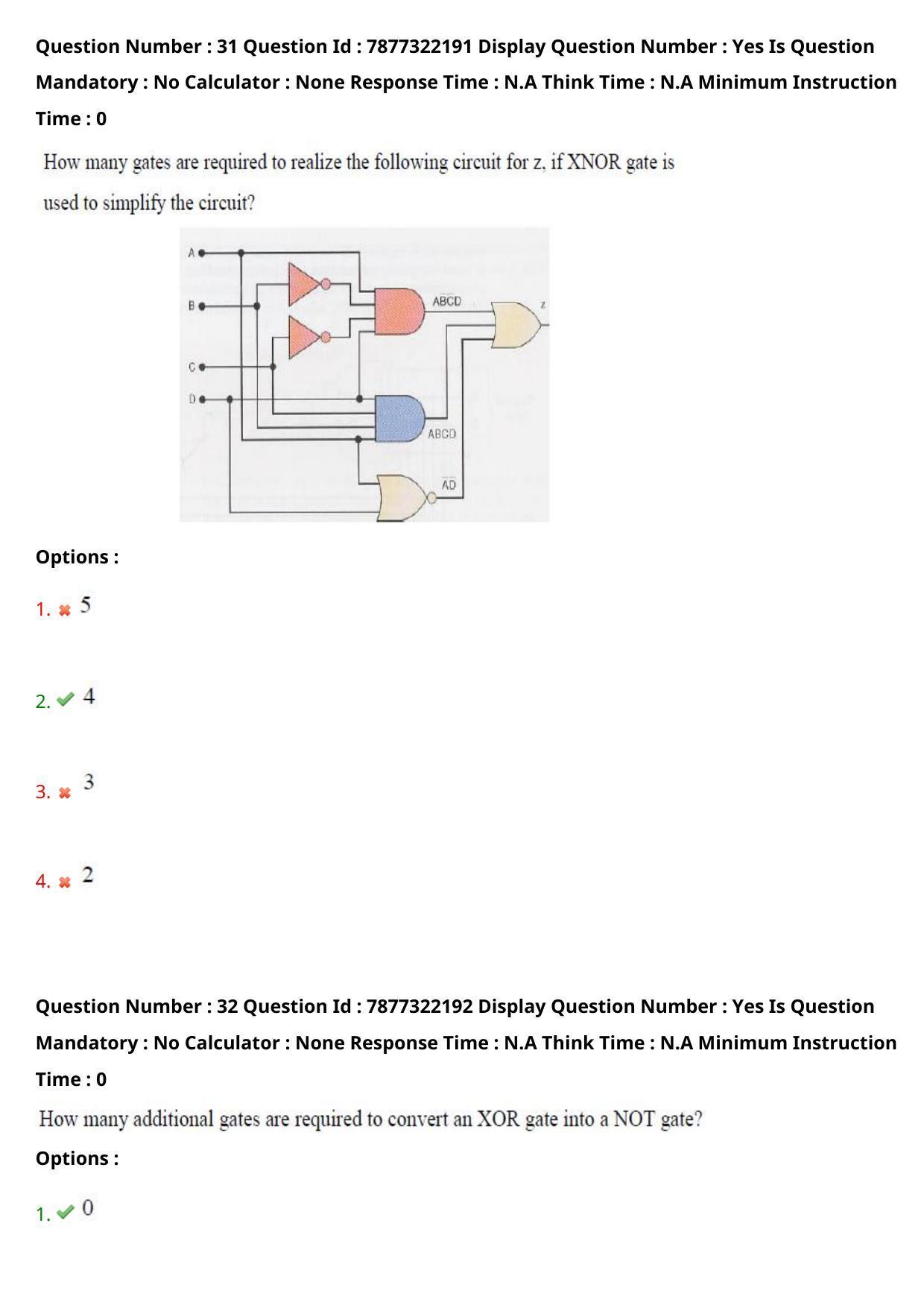 AP PGECET 2023 CS - COMPUTER SCIENCE ENGINEERING Question Paper with Preliminary Key - Page 21