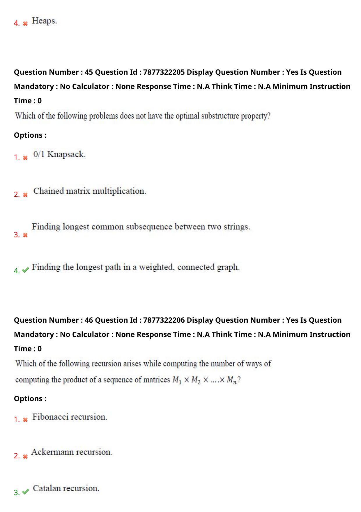 AP PGECET 2023 CS - COMPUTER SCIENCE ENGINEERING Question Paper with Preliminary Key - Page 29