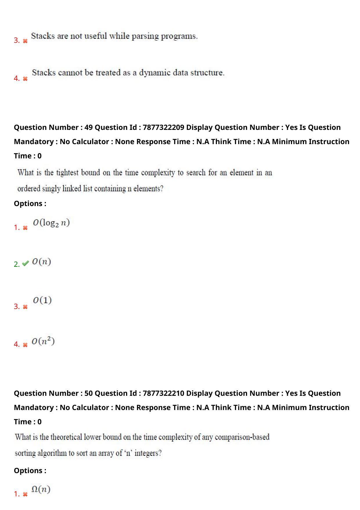 AP PGECET 2023 CS - COMPUTER SCIENCE ENGINEERING Question Paper with Preliminary Key - Page 31
