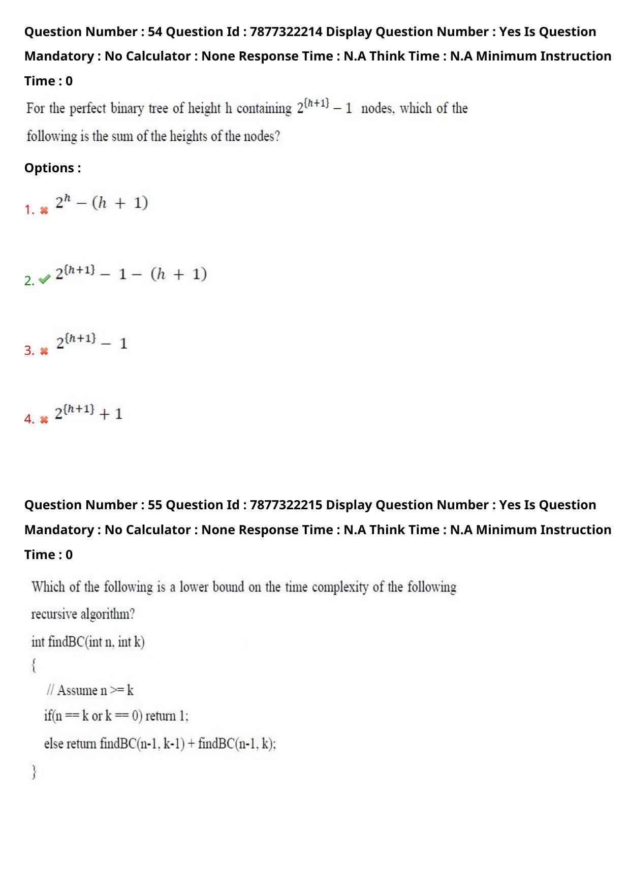 AP PGECET 2023 CS - COMPUTER SCIENCE ENGINEERING Question Paper with Preliminary Key - Page 34