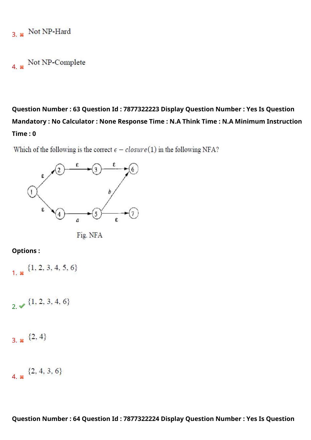 AP PGECET 2023 CS - COMPUTER SCIENCE ENGINEERING Question Paper with Preliminary Key - Page 39