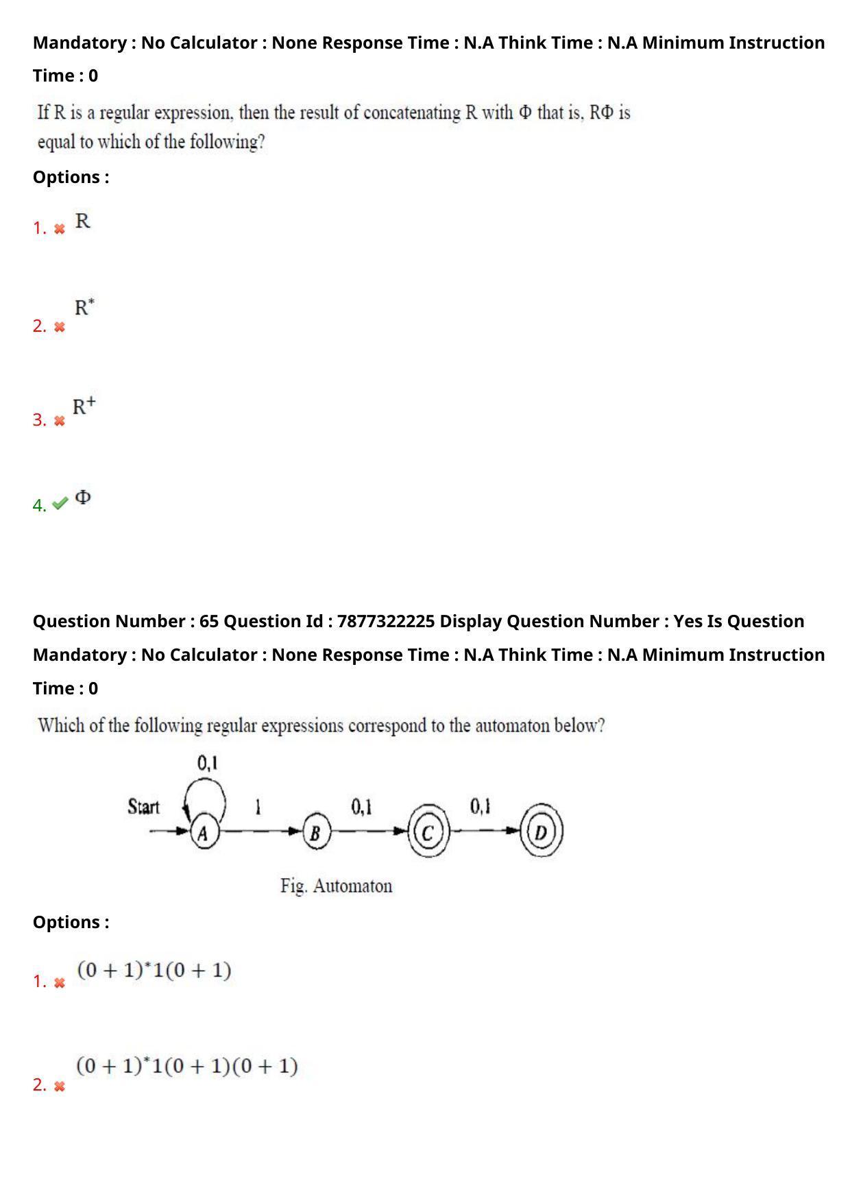 AP PGECET 2023 CS - COMPUTER SCIENCE ENGINEERING Question Paper with Preliminary Key - Page 40