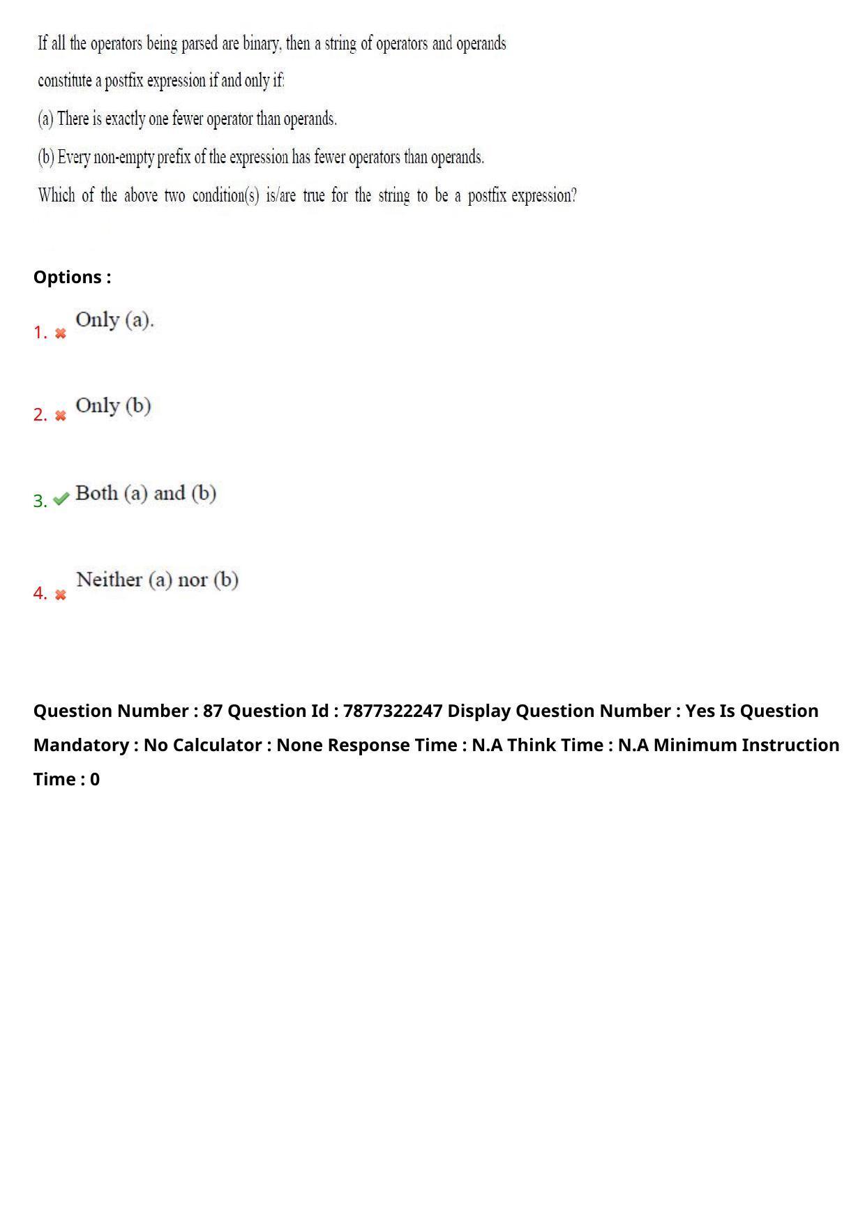 AP PGECET 2023 CS - COMPUTER SCIENCE ENGINEERING Question Paper with Preliminary Key - Page 55