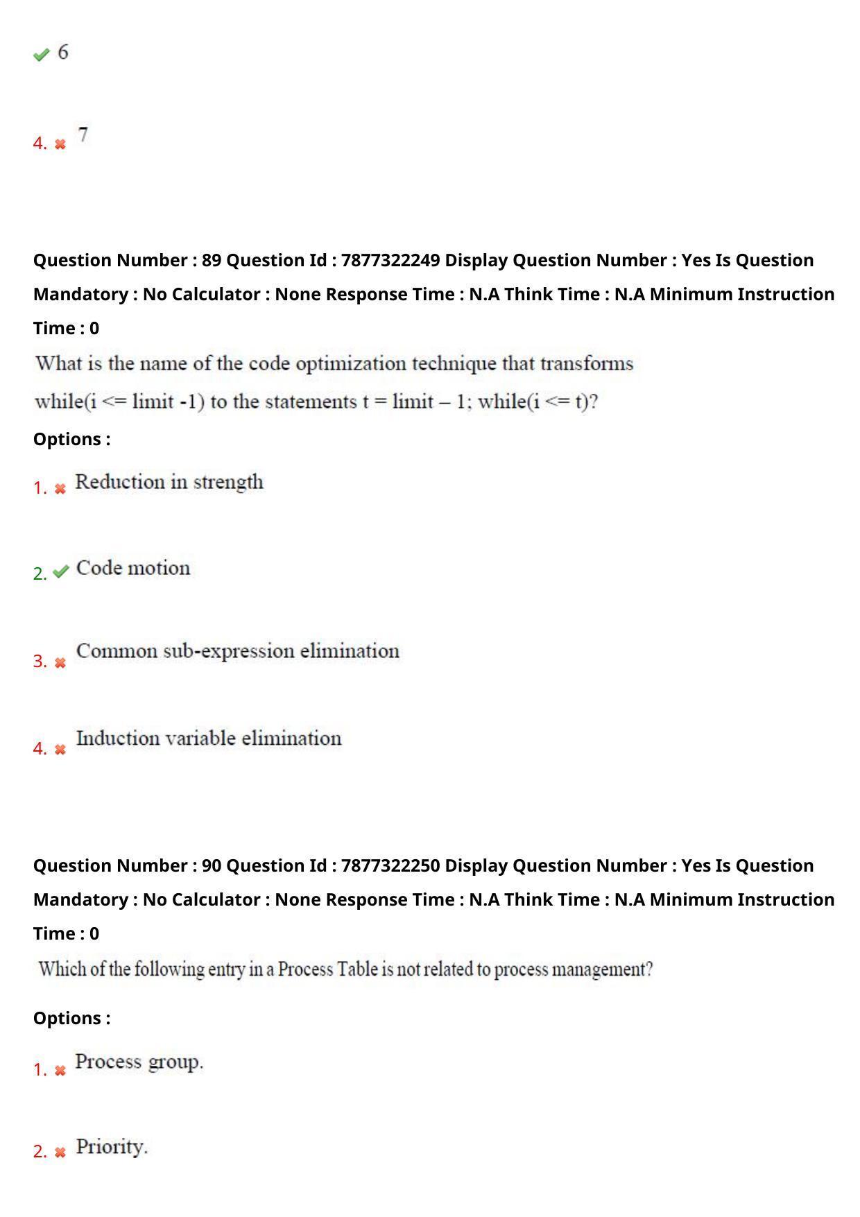 AP PGECET 2023 CS - COMPUTER SCIENCE ENGINEERING Question Paper with Preliminary Key - Page 58