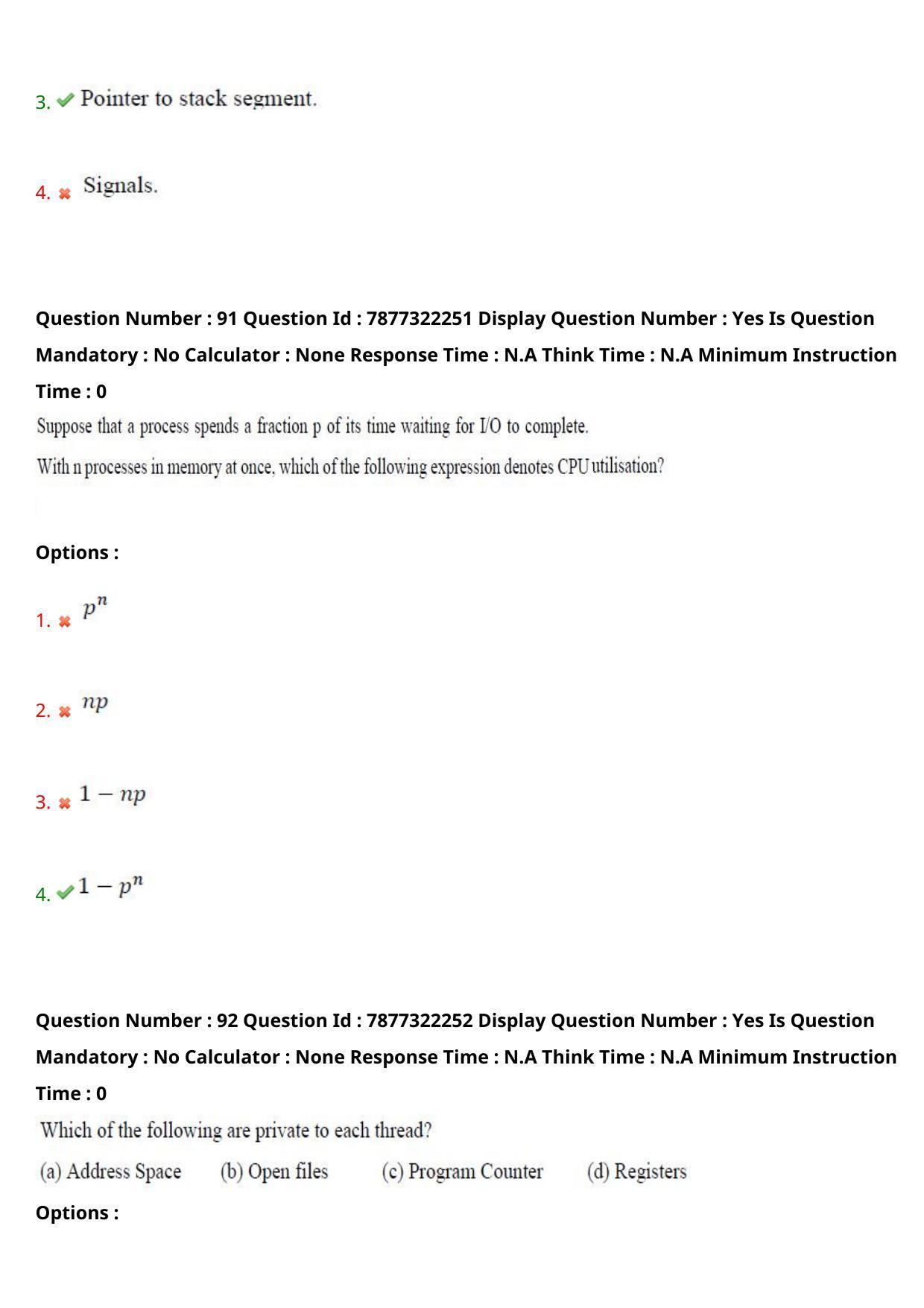 AP PGECET 2023 CS - COMPUTER SCIENCE ENGINEERING Question Paper with Preliminary Key - Page 59