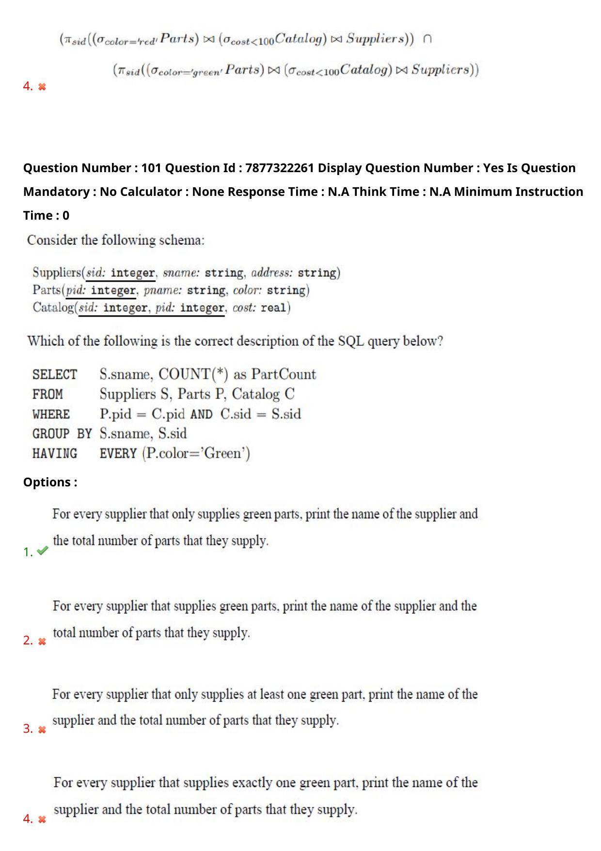 AP PGECET 2023 CS - COMPUTER SCIENCE ENGINEERING Question Paper with Preliminary Key - Page 67