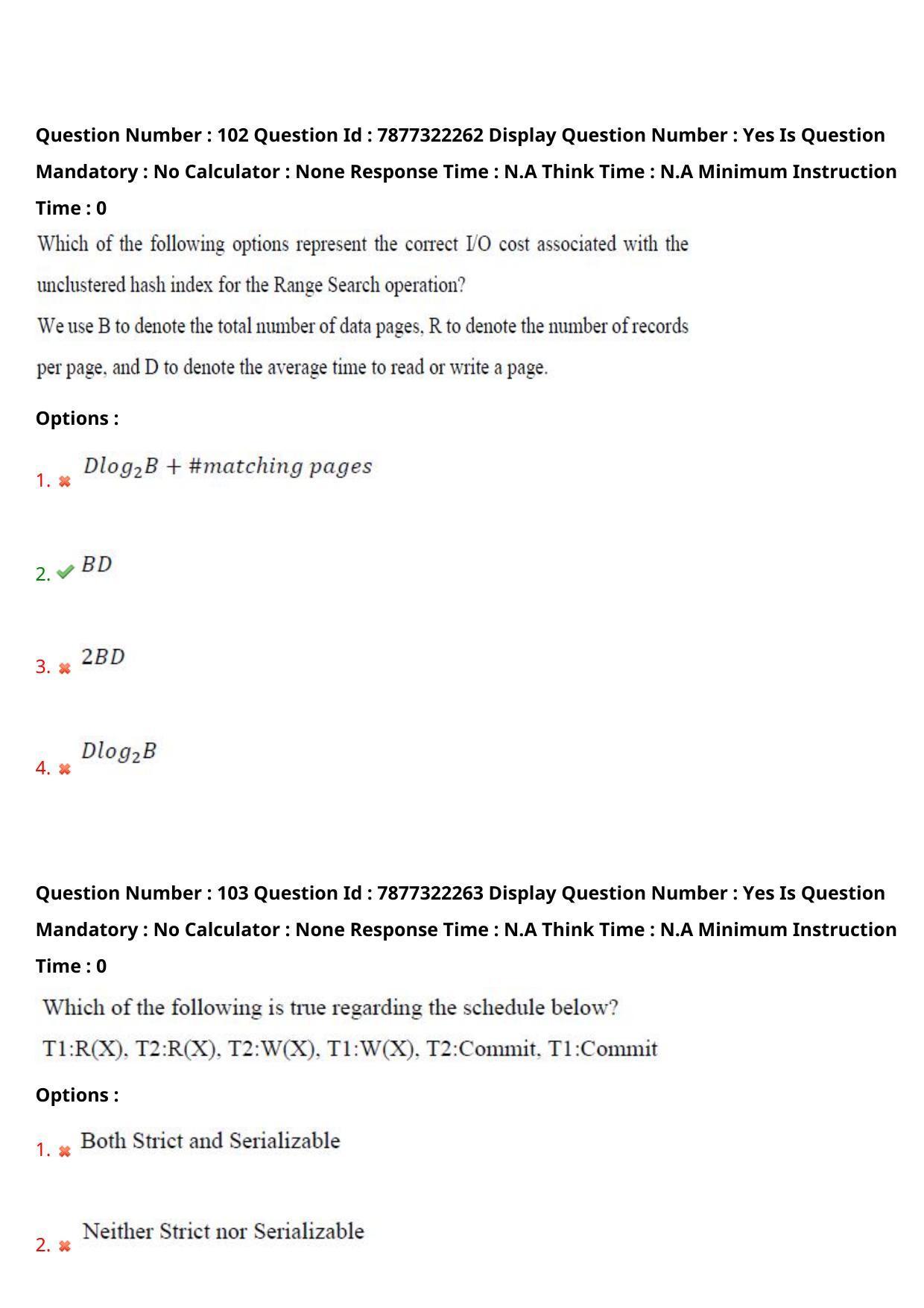 AP PGECET 2023 CS - COMPUTER SCIENCE ENGINEERING Question Paper with Preliminary Key - Page 68