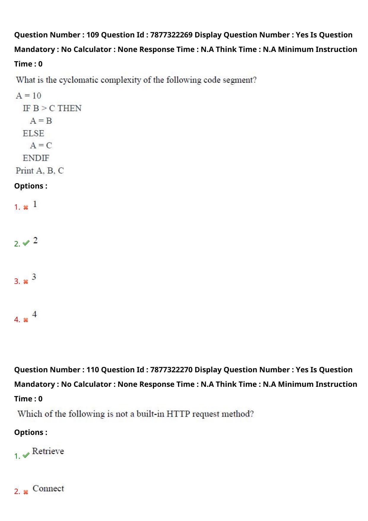 AP PGECET 2023 CS - COMPUTER SCIENCE ENGINEERING Question Paper with Preliminary Key - Page 72