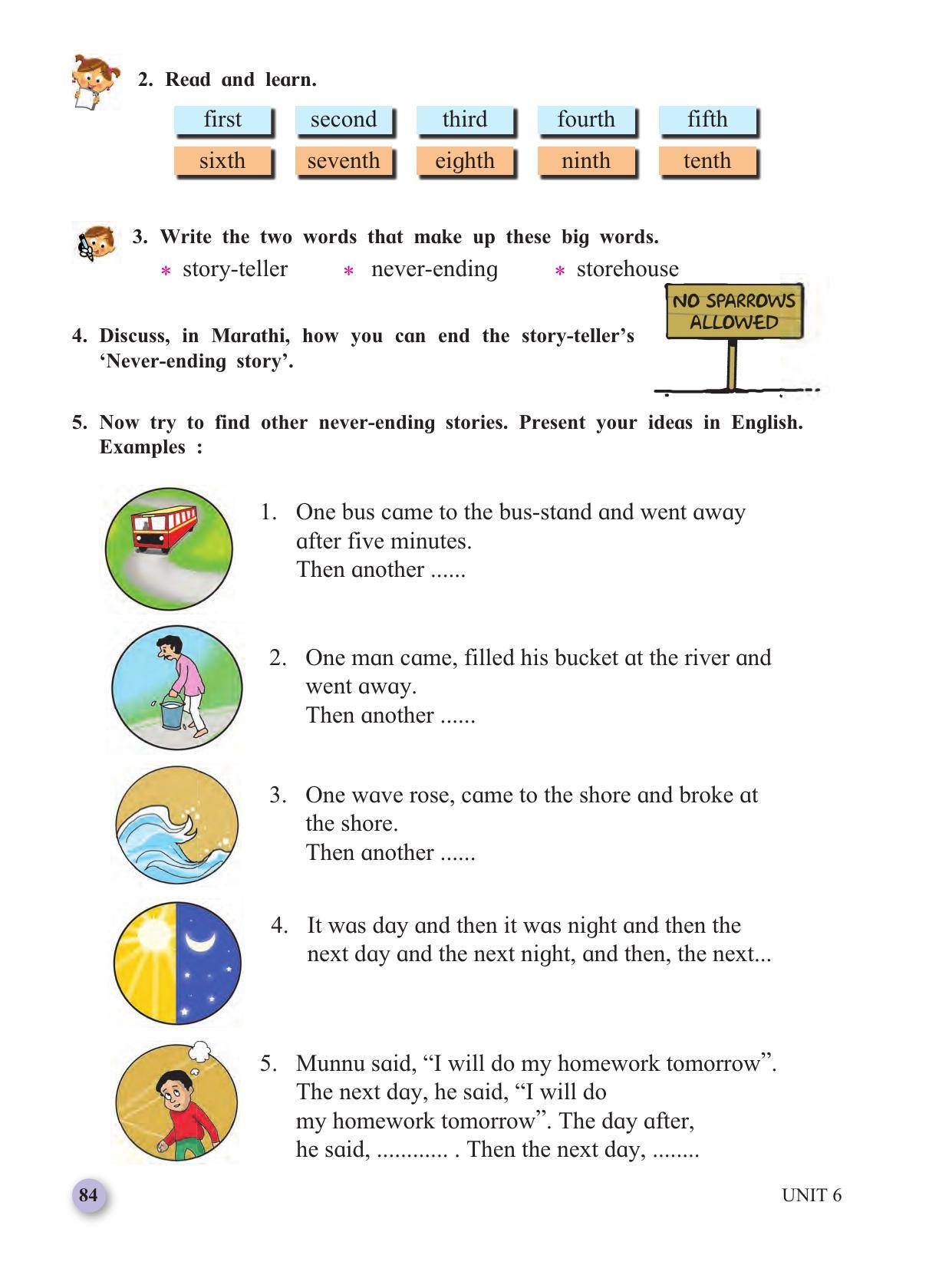 Maharashtra Board Class 4 My English (Hindi Medium) Textbook - Page 94
