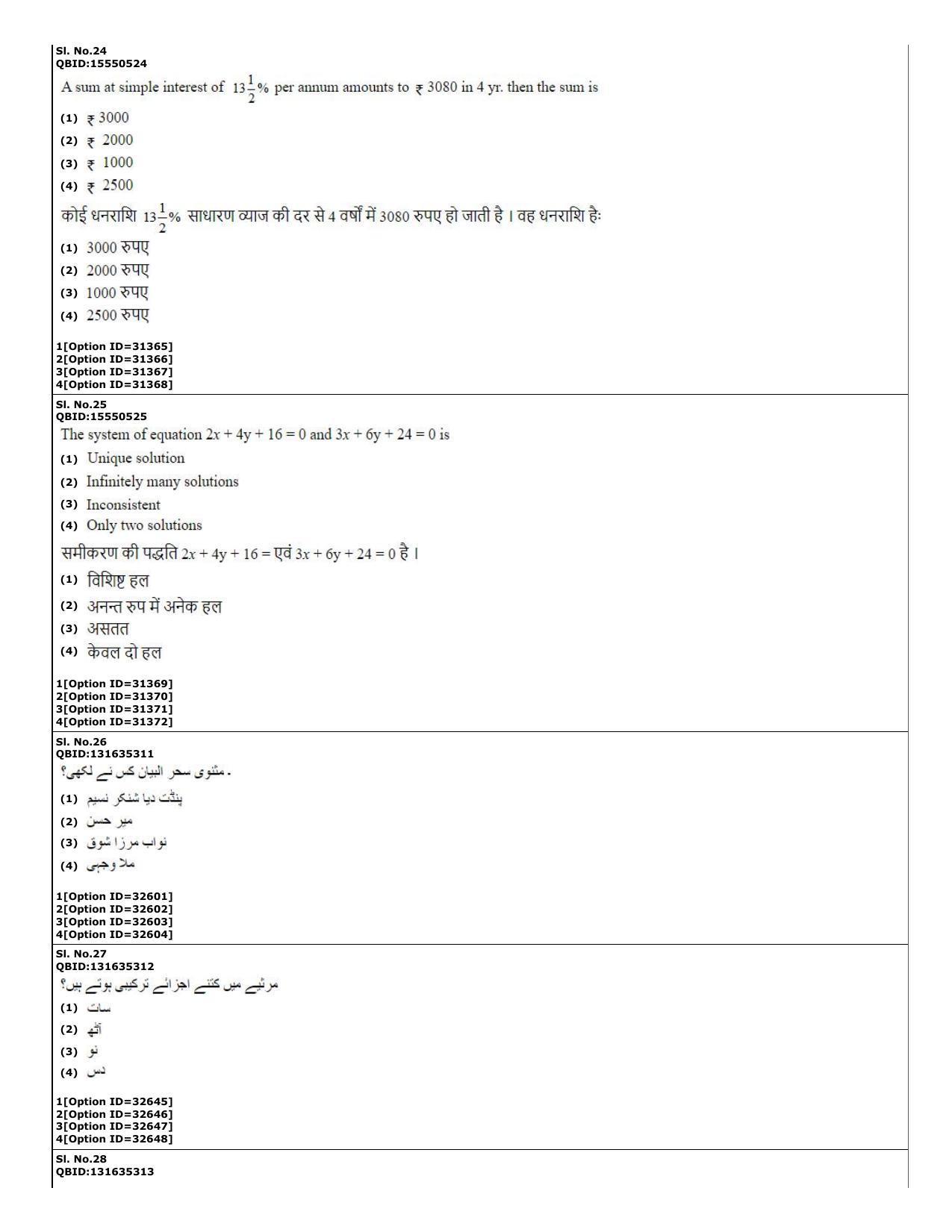 CUET (PG) 2022: PGQP-60 Urdu (10-09-2022) Question Paper - Page 10