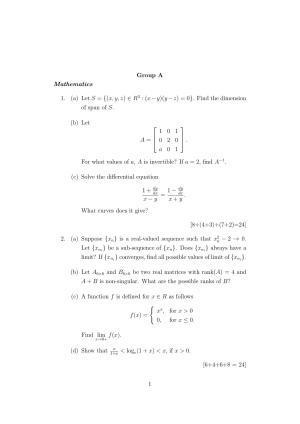 ISI Admission Test JRF in Quality, Reliability and Operations Research QRB 2021 Sample Paper