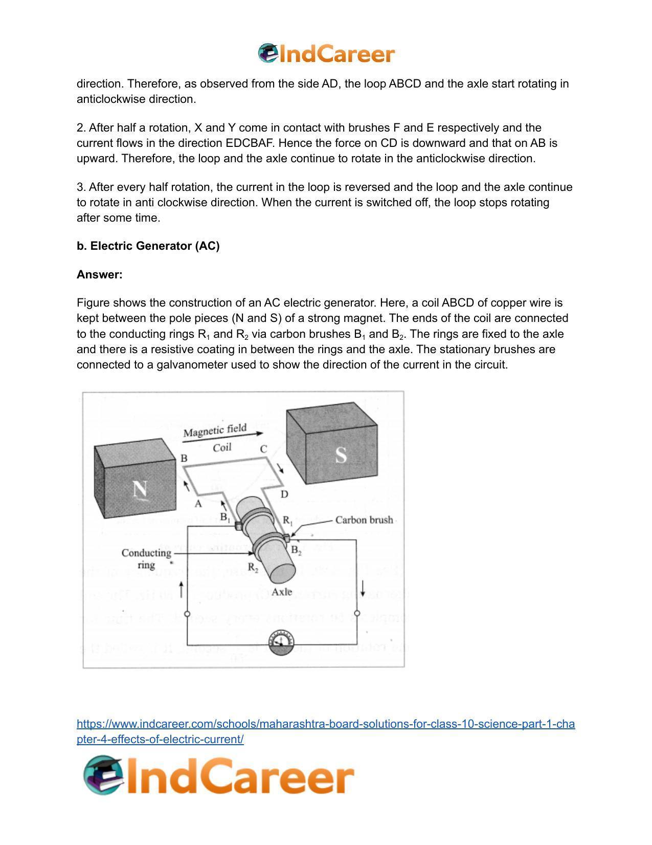 Maharashtra Board Solutions for Class 10- Science (Part 1): Chapter 4- Effects of Electric Current - Page 4