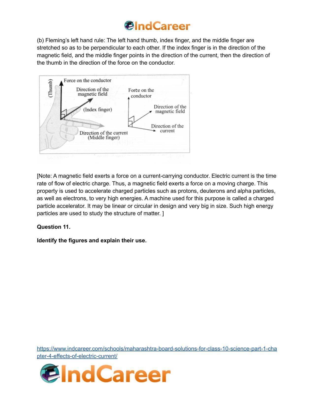 Maharashtra Board Solutions for Class 10- Science (Part 1): Chapter 4- Effects of Electric Current - Page 12
