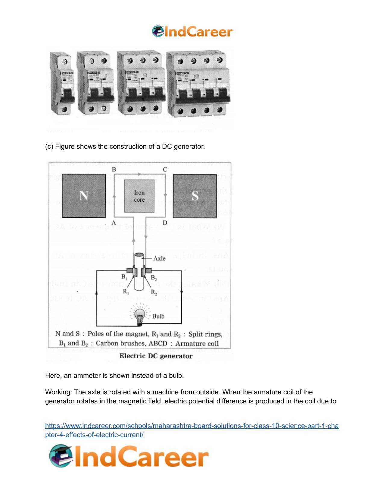 Maharashtra Board Solutions for Class 10- Science (Part 1): Chapter 4- Effects of Electric Current - Page 14