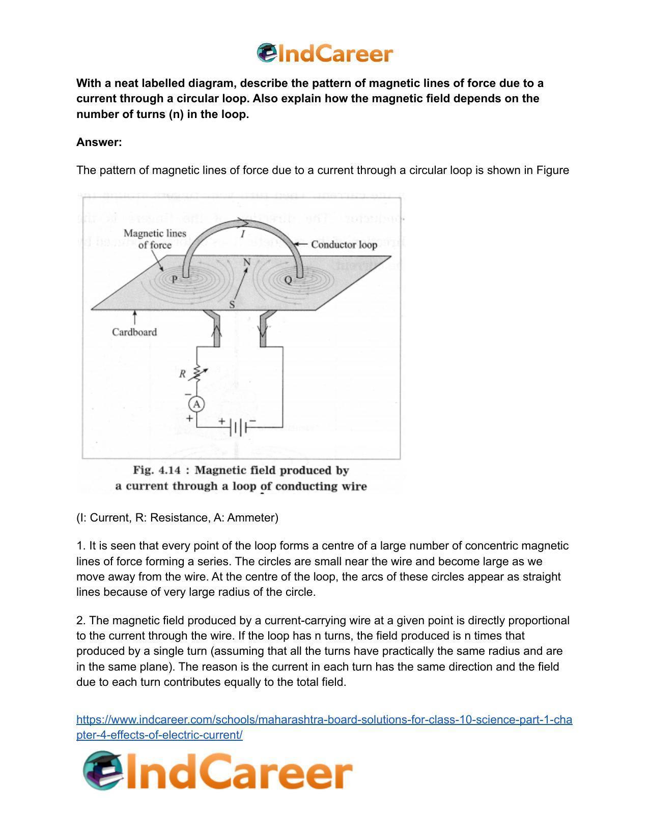 Maharashtra Board Solutions for Class 10- Science (Part 1): Chapter 4- Effects of Electric Current - Page 46