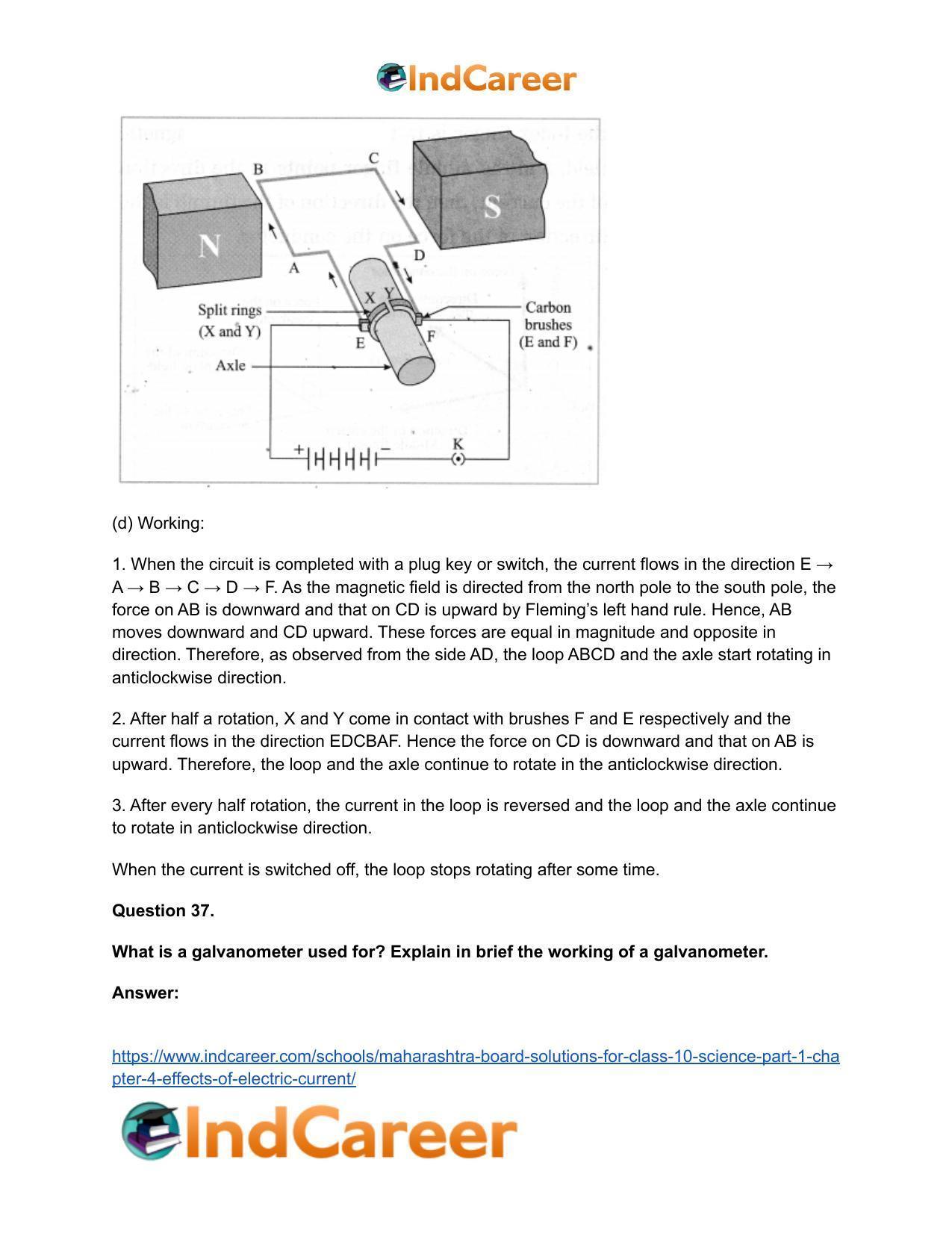 Maharashtra Board Solutions for Class 10- Science (Part 1): Chapter 4- Effects of Electric Current - Page 52