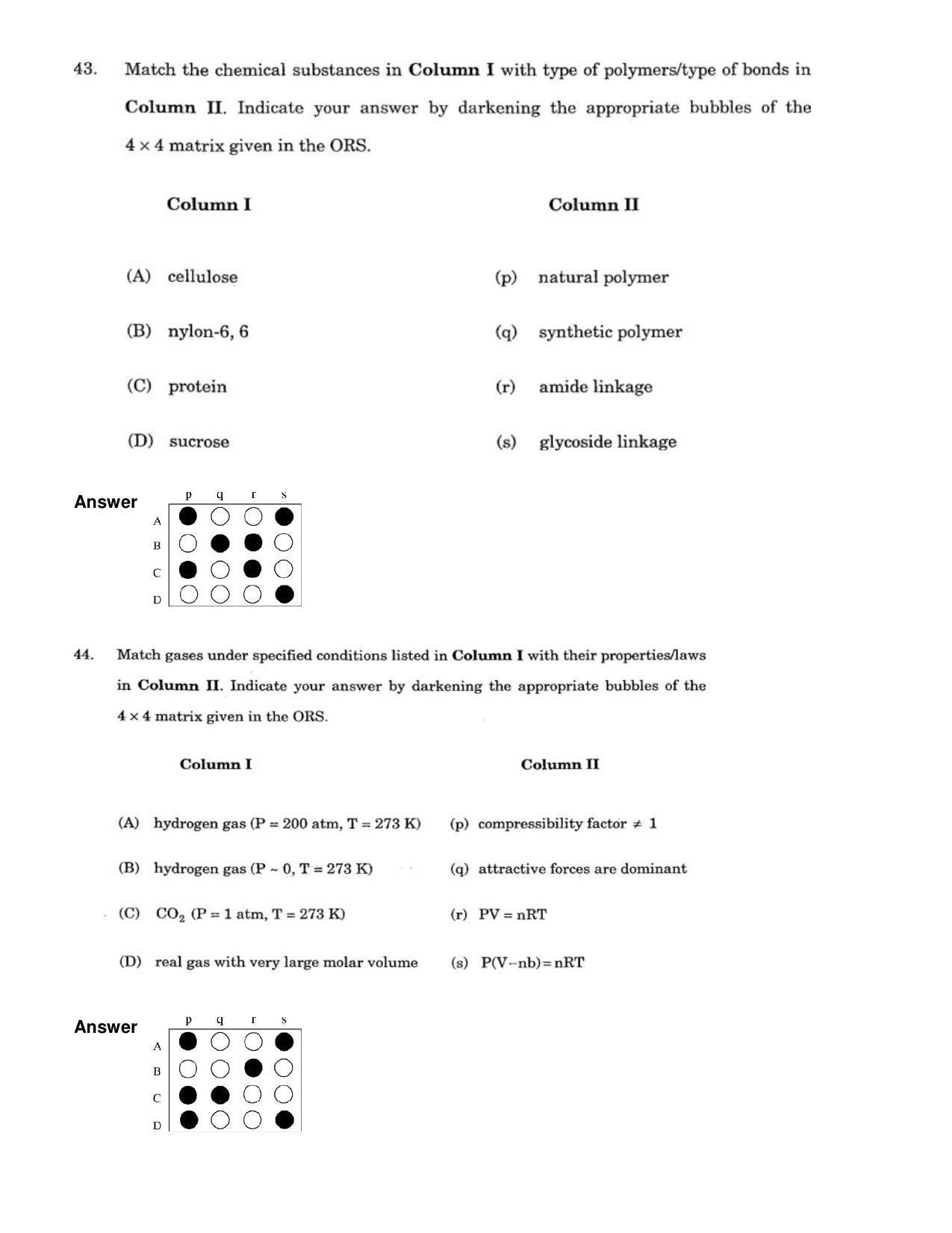 JEE 2007 Paper I Question Paper - Page 21