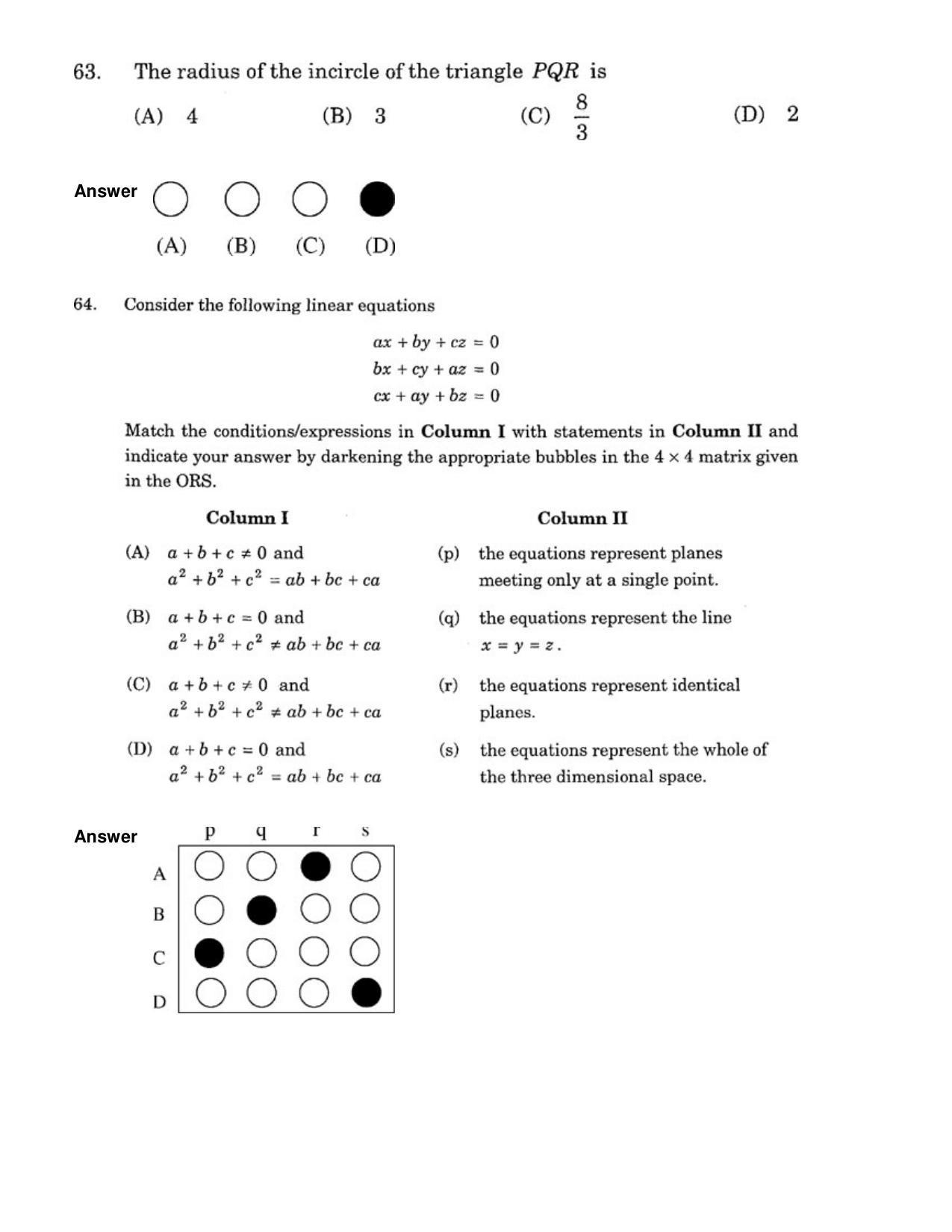 JEE 2007 Paper I Question Paper - Page 28