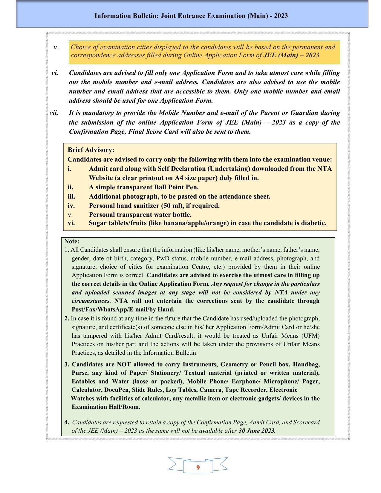 JEE Main 2025 Syllabus - Page 11