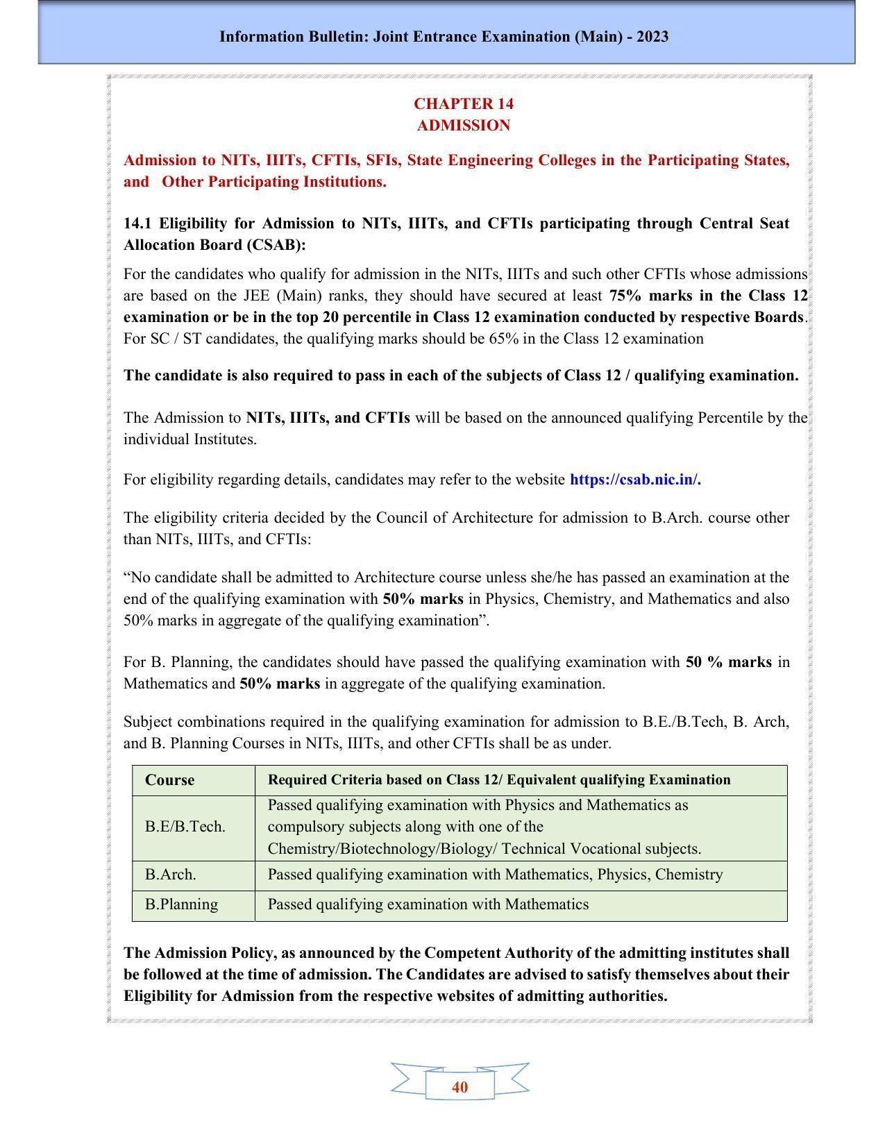 JEE Main 2025 Syllabus - Page 42