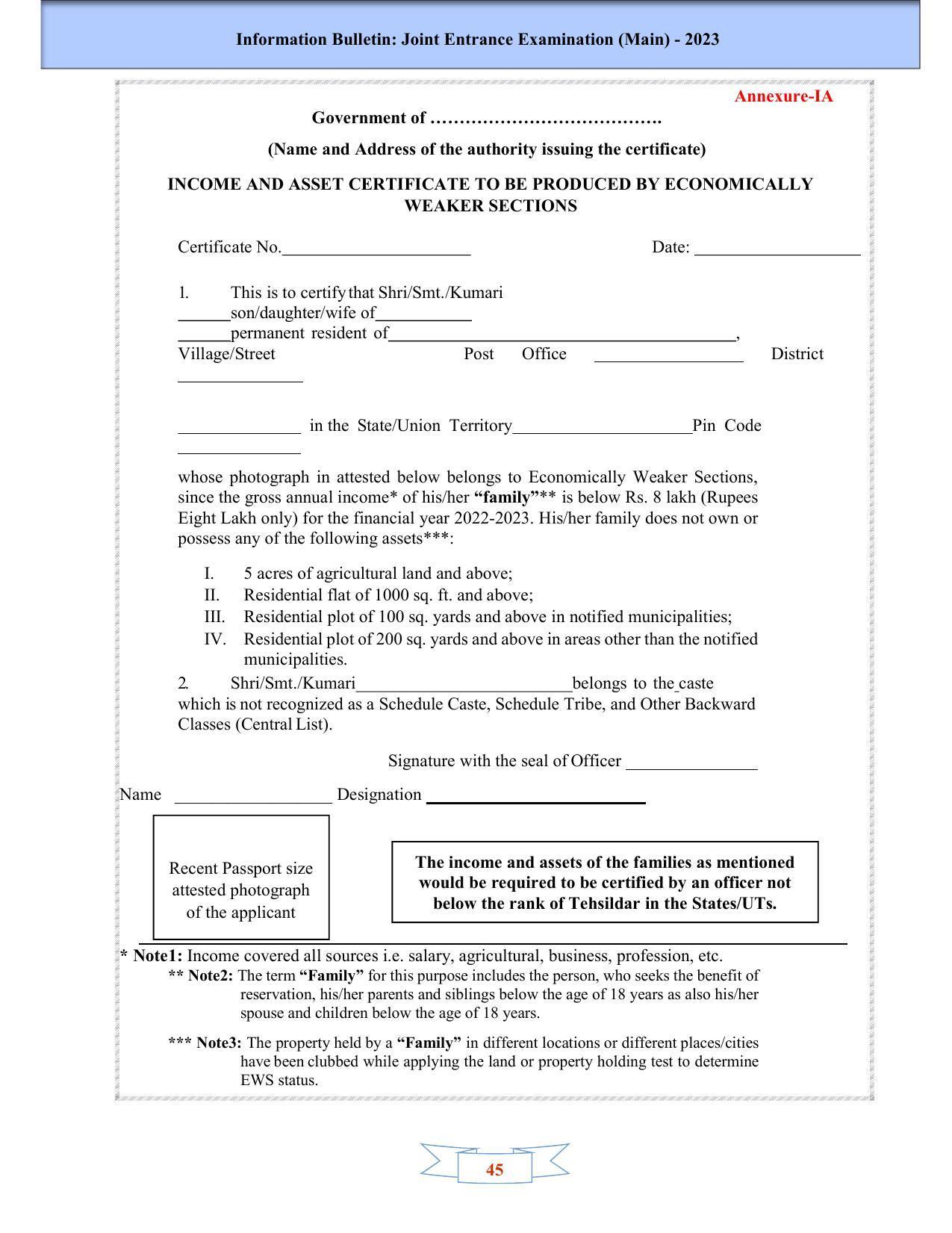 JEE Main 2025 Syllabus - Page 47