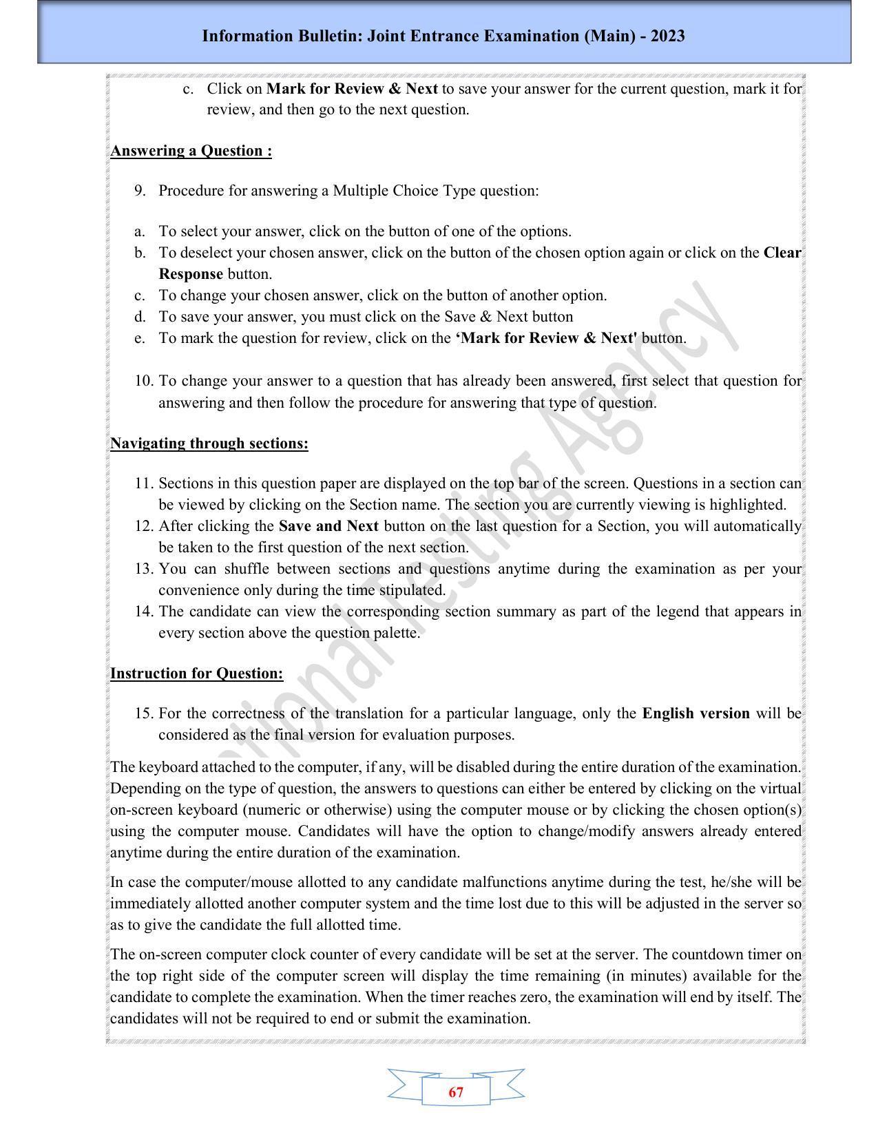 JEE Main 2025 Syllabus - Page 69