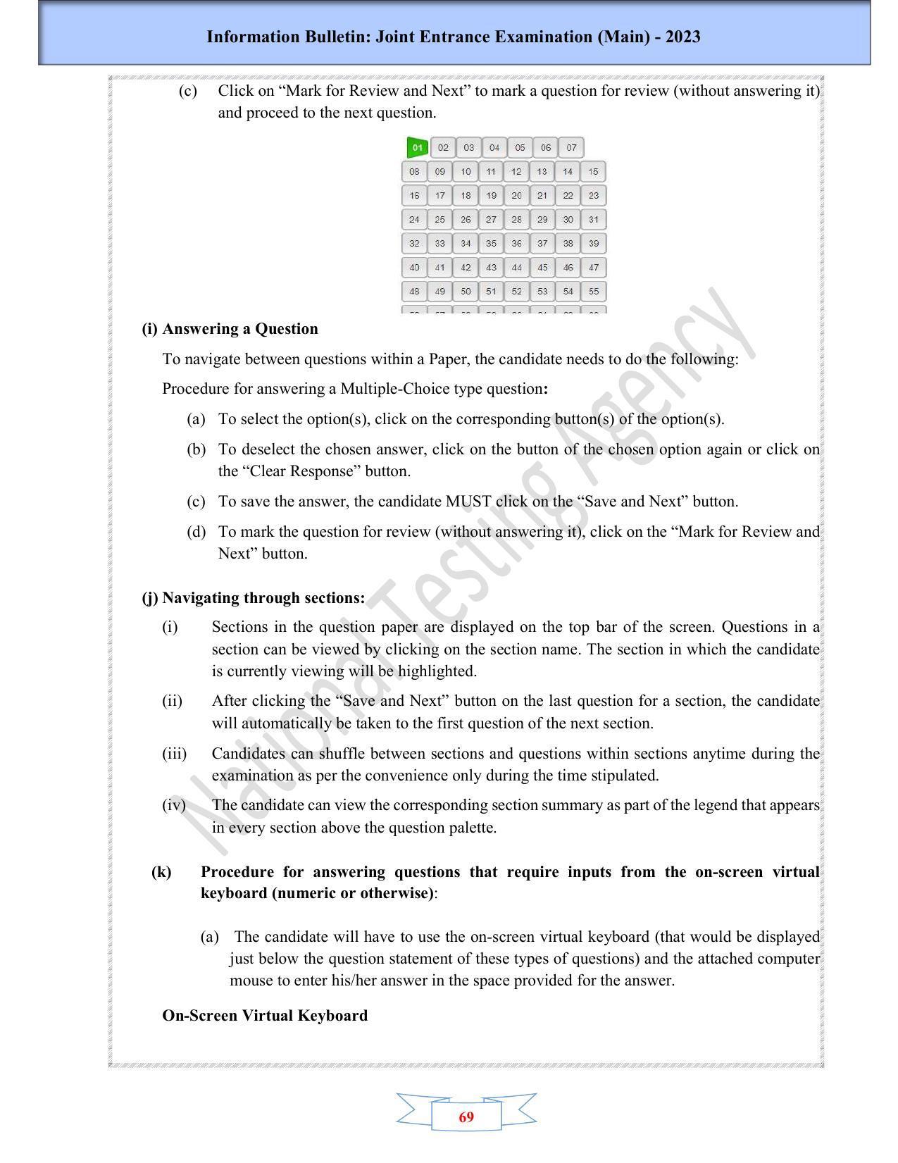 JEE Main 2025 Syllabus - Page 71