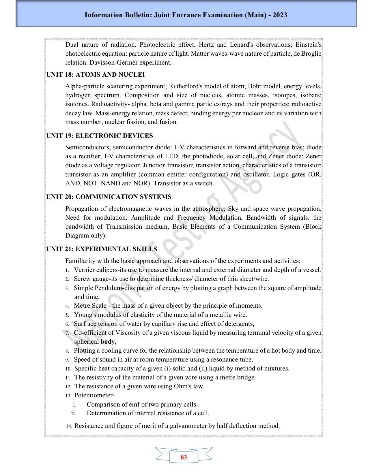 JEE Main 2023 Session 2 - Page 85