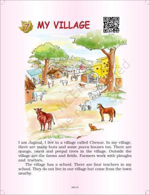 NCERT Book for Class 2 English (Raindrops):Chapter 7-My Village