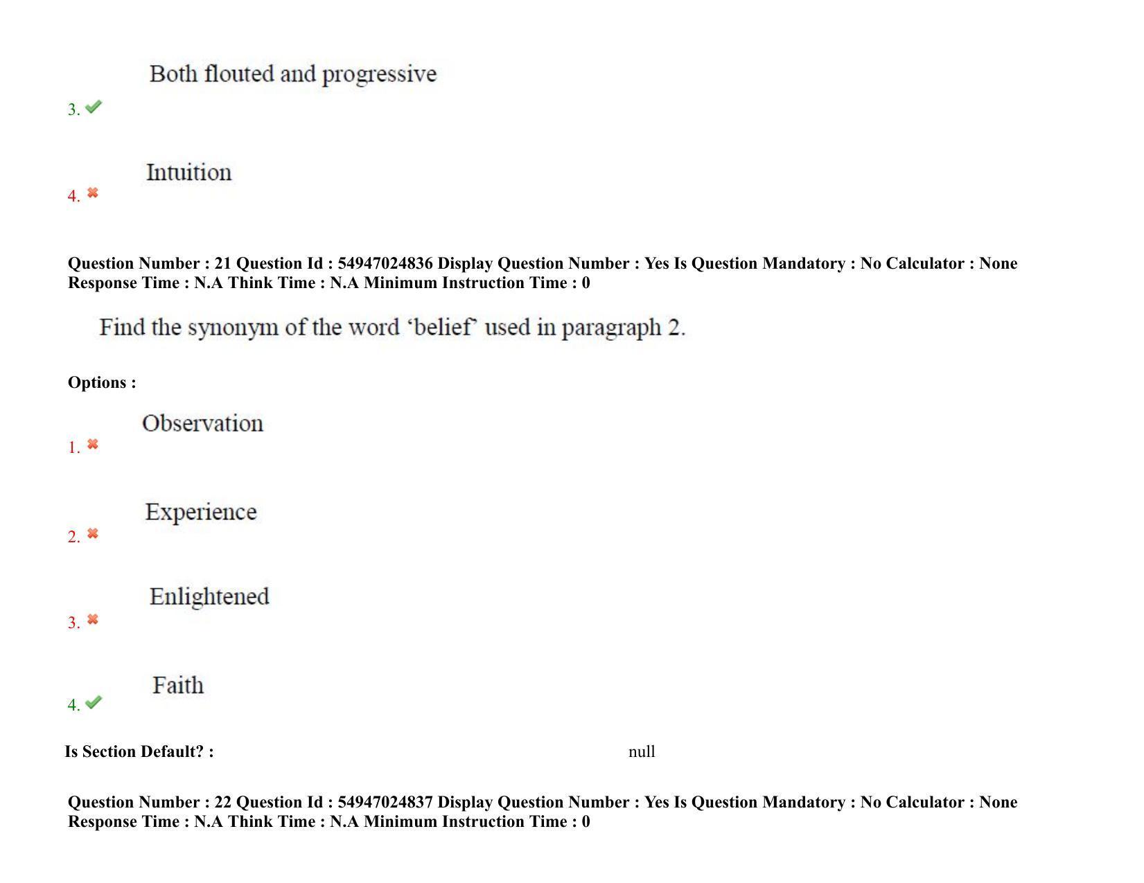 AP RCET 2022: Hindi - 18-10-2022 (Tuesday) Session-I: Question Paper With keys - Page 18