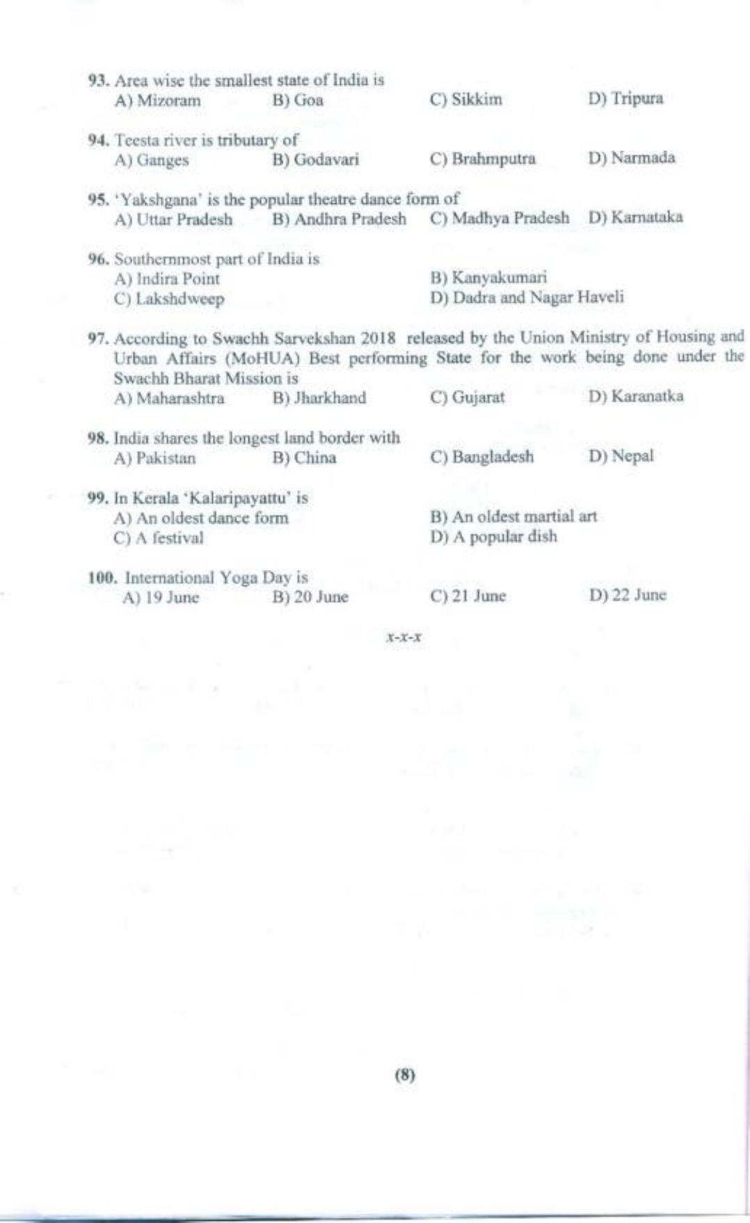 PU B.A./B.Com. LLB. (Hons.) 2018 Question Paper - Page 9