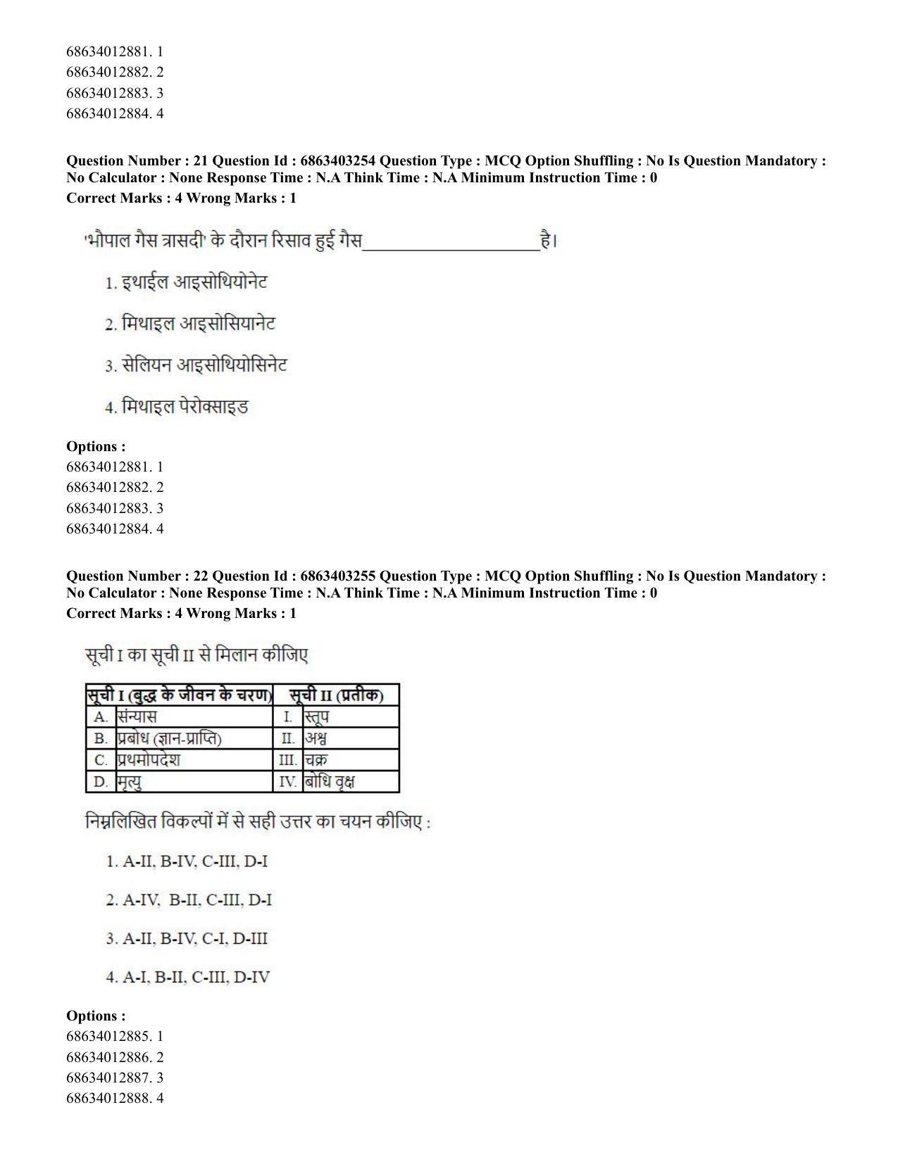 CUET PG 2023: MTQP09 – Nanoelectronics/Material Science (Hindi) - Shift 2 (5-06-2023) Question Paper - Page 24