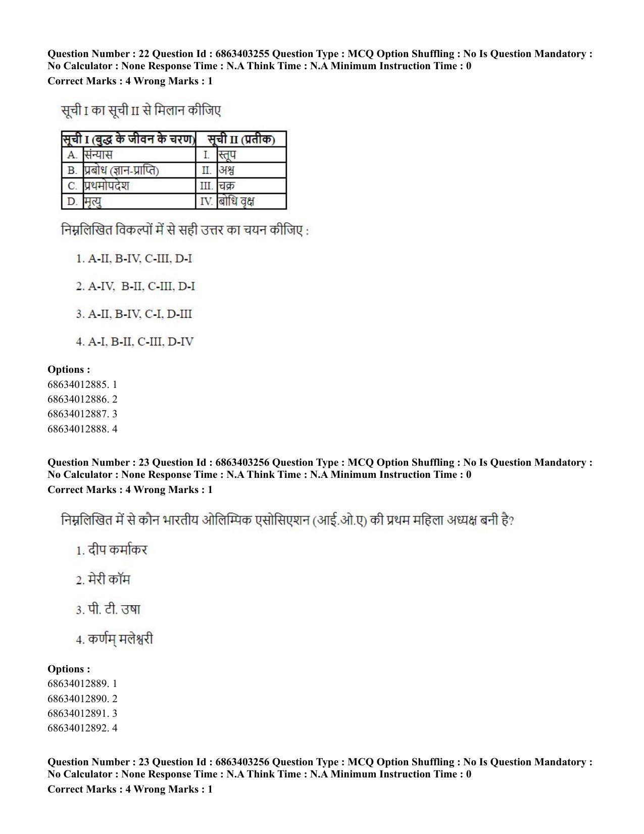 CUET PG 2023: MTQP09 – Nanoelectronics/Material Science (Hindi) - Shift 2 (5-06-2023) Question Paper - Page 25