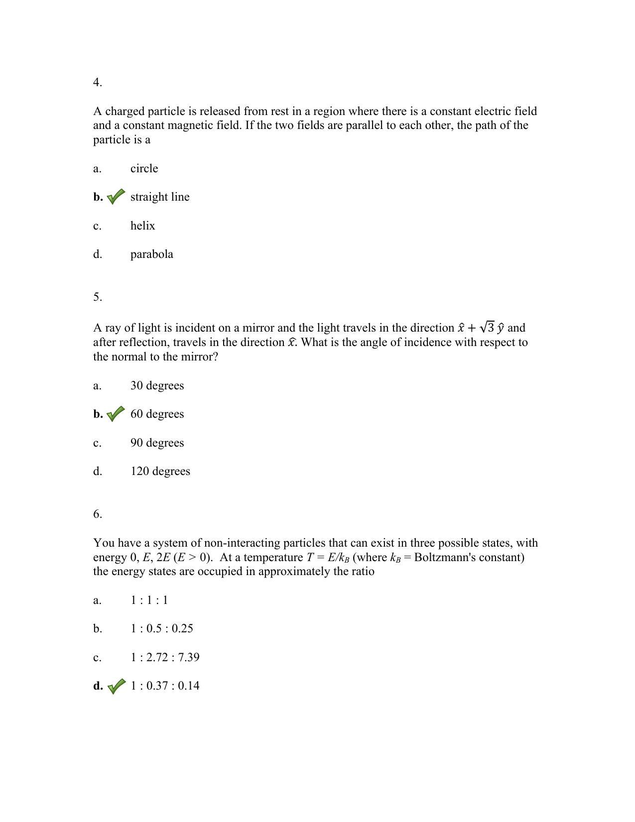 TIFR GS 2019 Biology Question Paper - Page 9