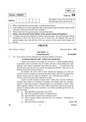 CBSE Class 12 18 _French 2017-comptt Question Paper