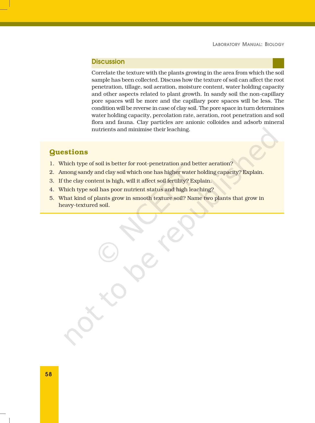 NCERT Laboratory Manuals for Class XII Biology - Exercise 15 - Page 6