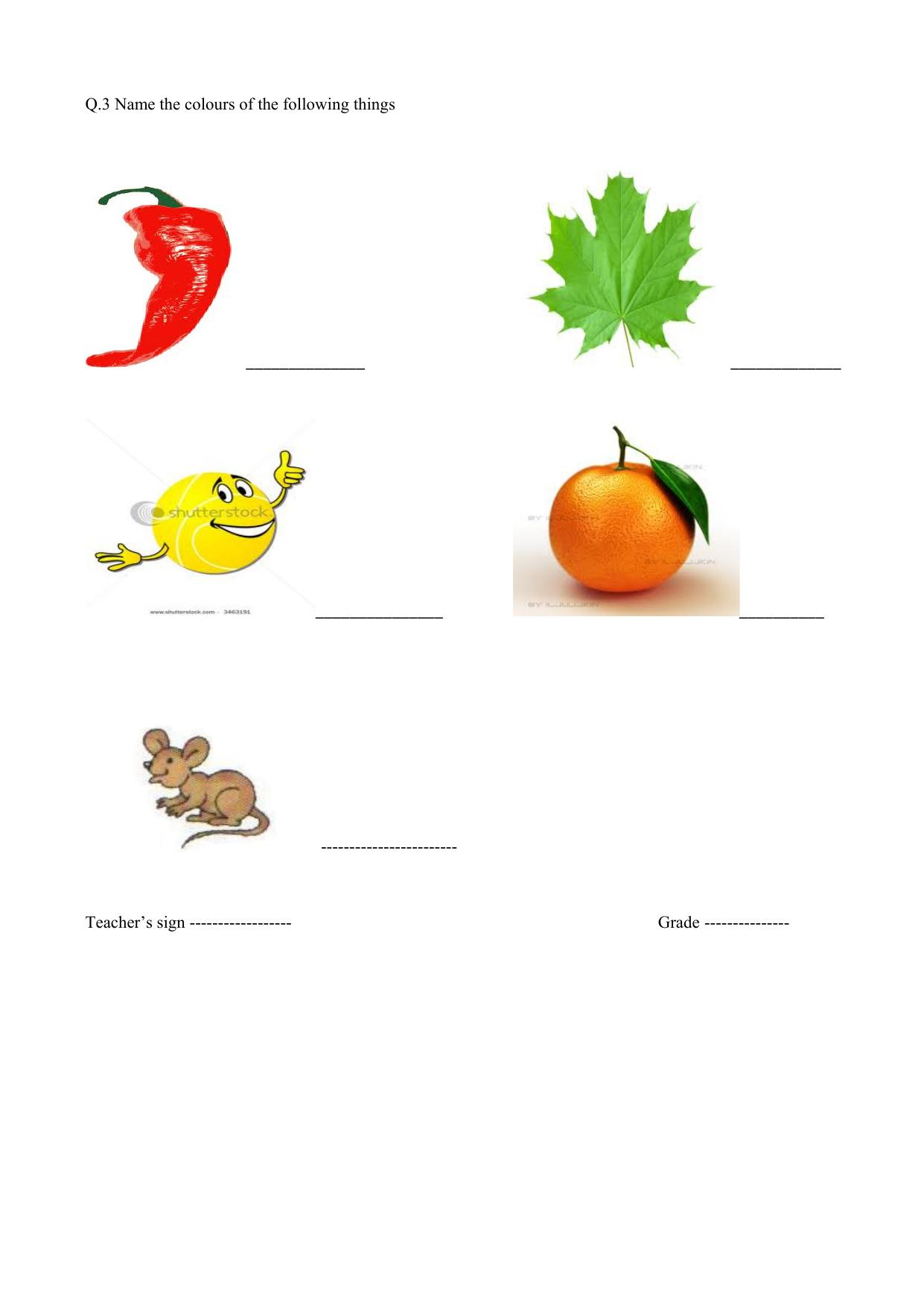 Worksheet for Class 1 English Assignment 32 Lalu and Peelu - Page 3