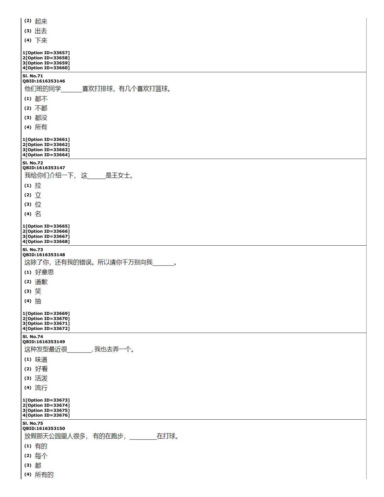 CUET (PG) 2022: PGQP-60 Chinese (10-09-2022) Question Paper - Page 19