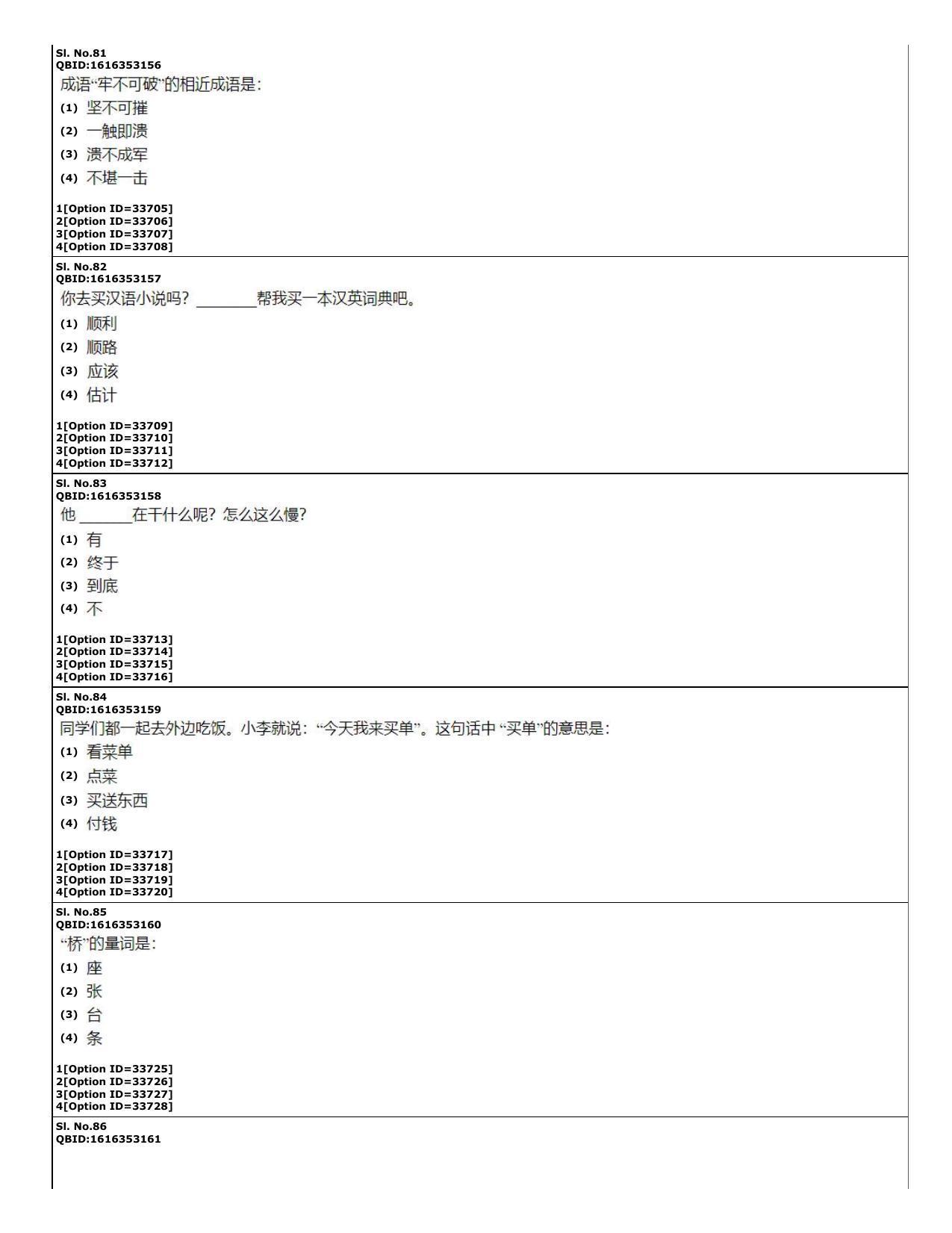 CUET (PG) 2022: PGQP-60 Chinese (10-09-2022) Question Paper - Page 21