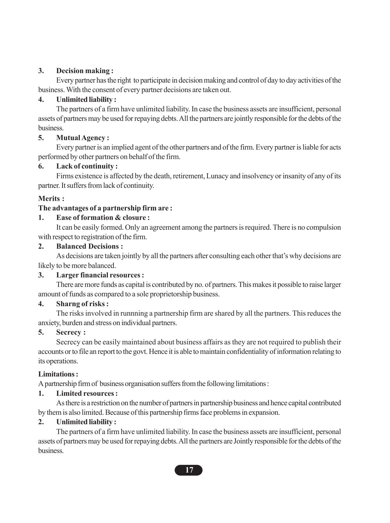 Tripura Board Class 11 Business Studies English Version Workbooks - Page 21